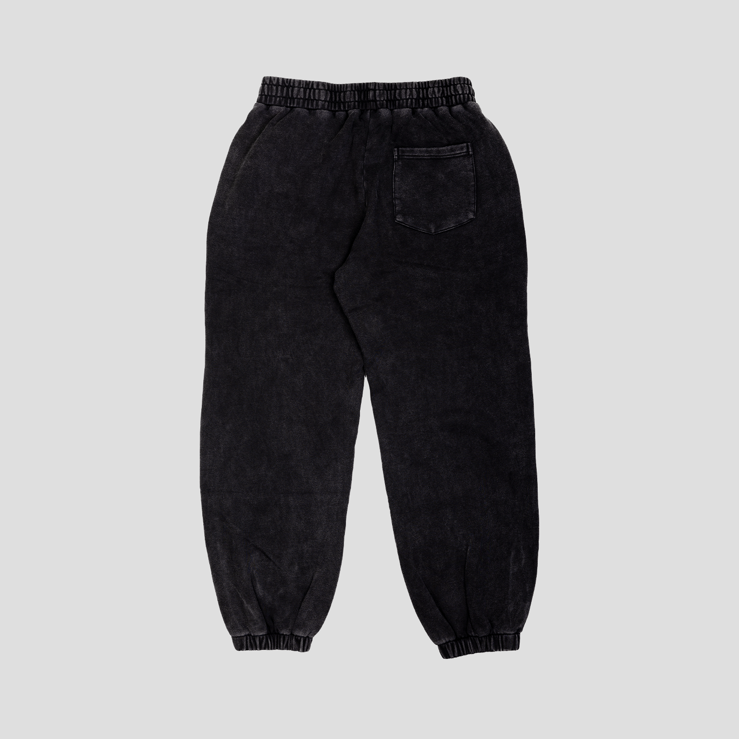 Amongst Few - Toddler Text Joggers (Washed Black)