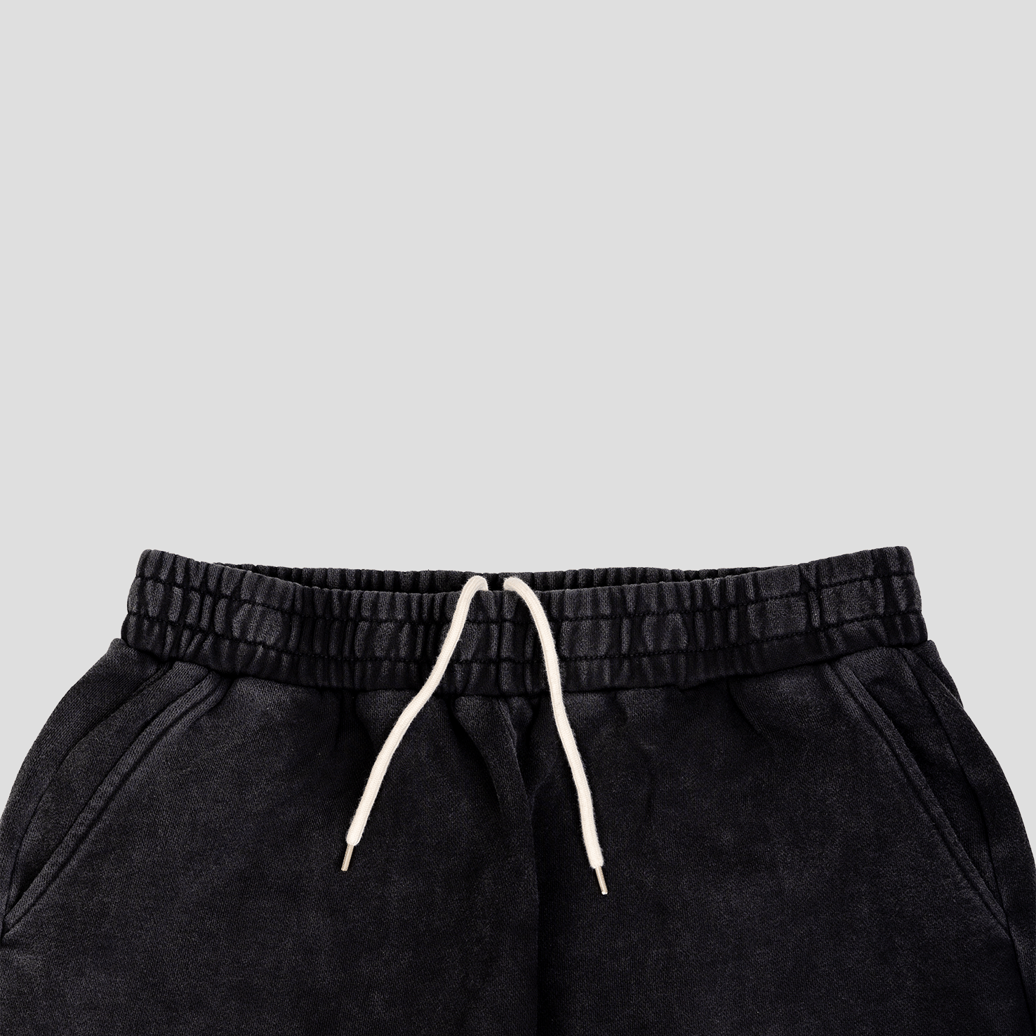 Amongst Few - Toddler Text Joggers (Washed Black)