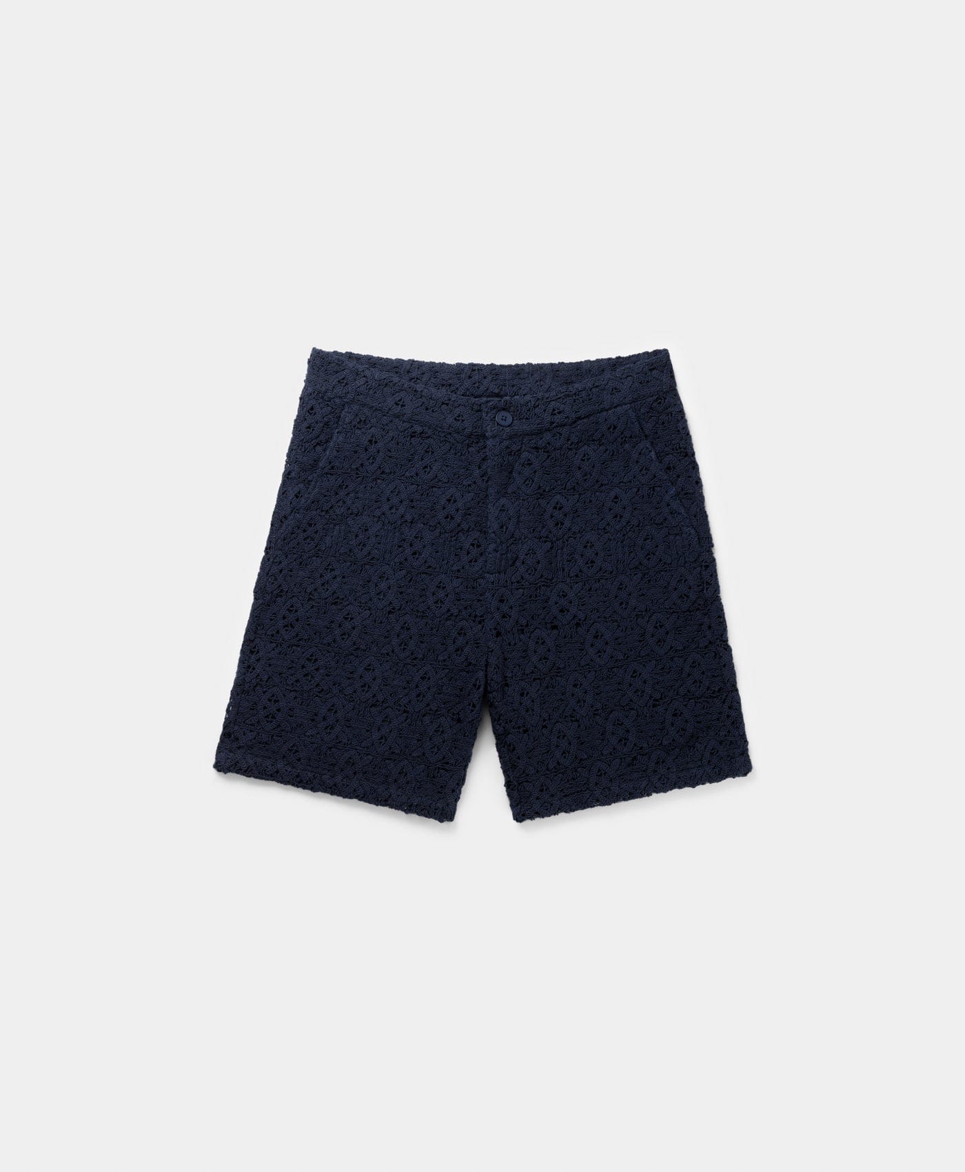 Blue Maritime Blue Lace Shield Short