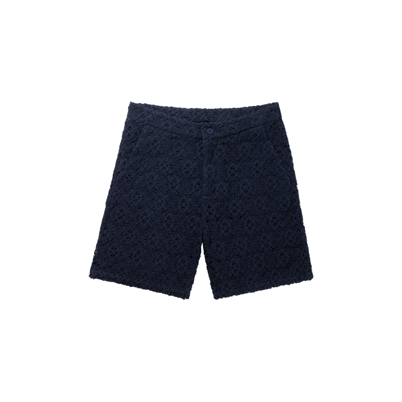 Blue Maritime Blue Lace Shield Short