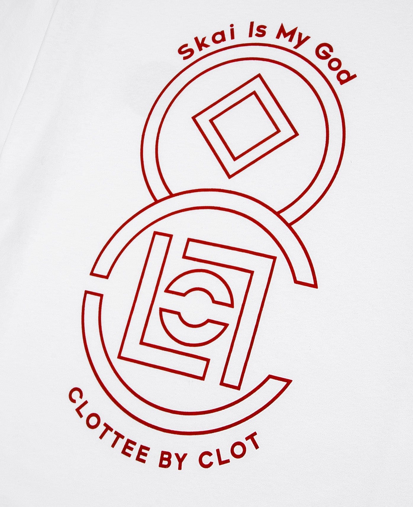 Clottee x SKAI Wealth From Every Side T - Shirt (White)