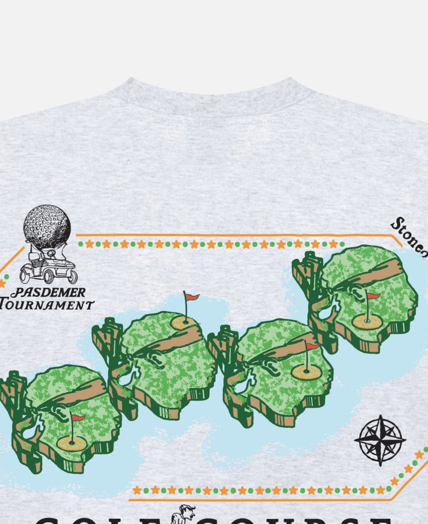 PAS de MER Golf Course T - Shirt (Grey)
