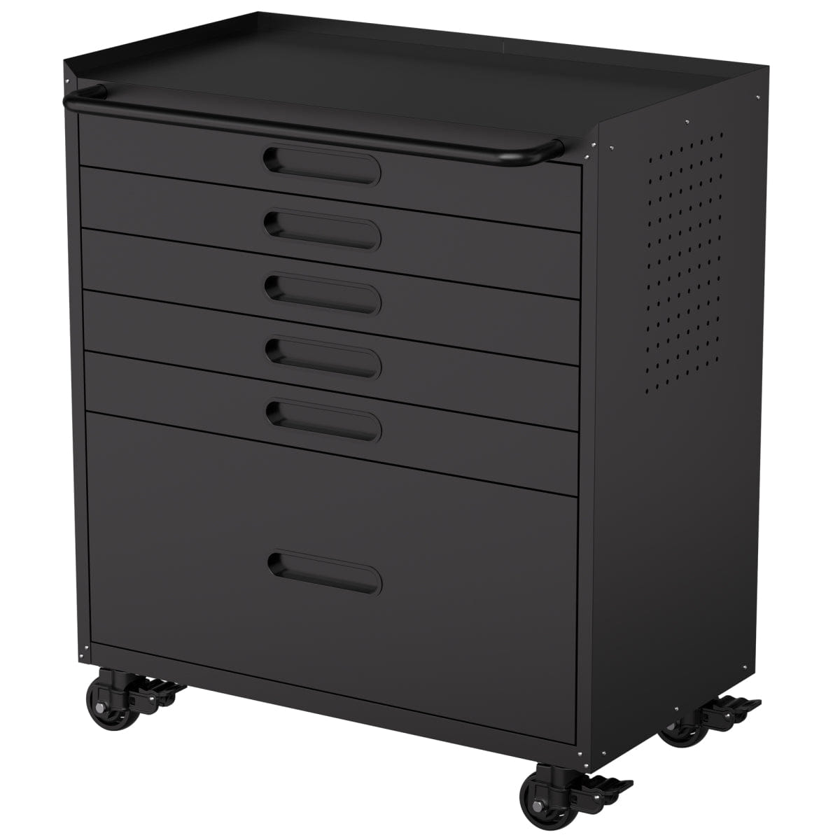 Drawer Streamdale 34.3" 6 - Drawer Rolling Tool Chest & Mobile Garage Cabinet Organizer