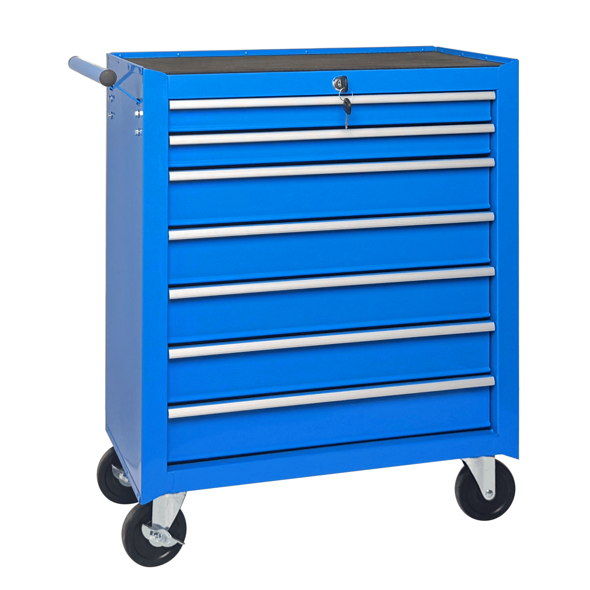 Drawer Streamdale 7 - Drawer Rolling Tool Chest and Cabinet with Wheels - Blue