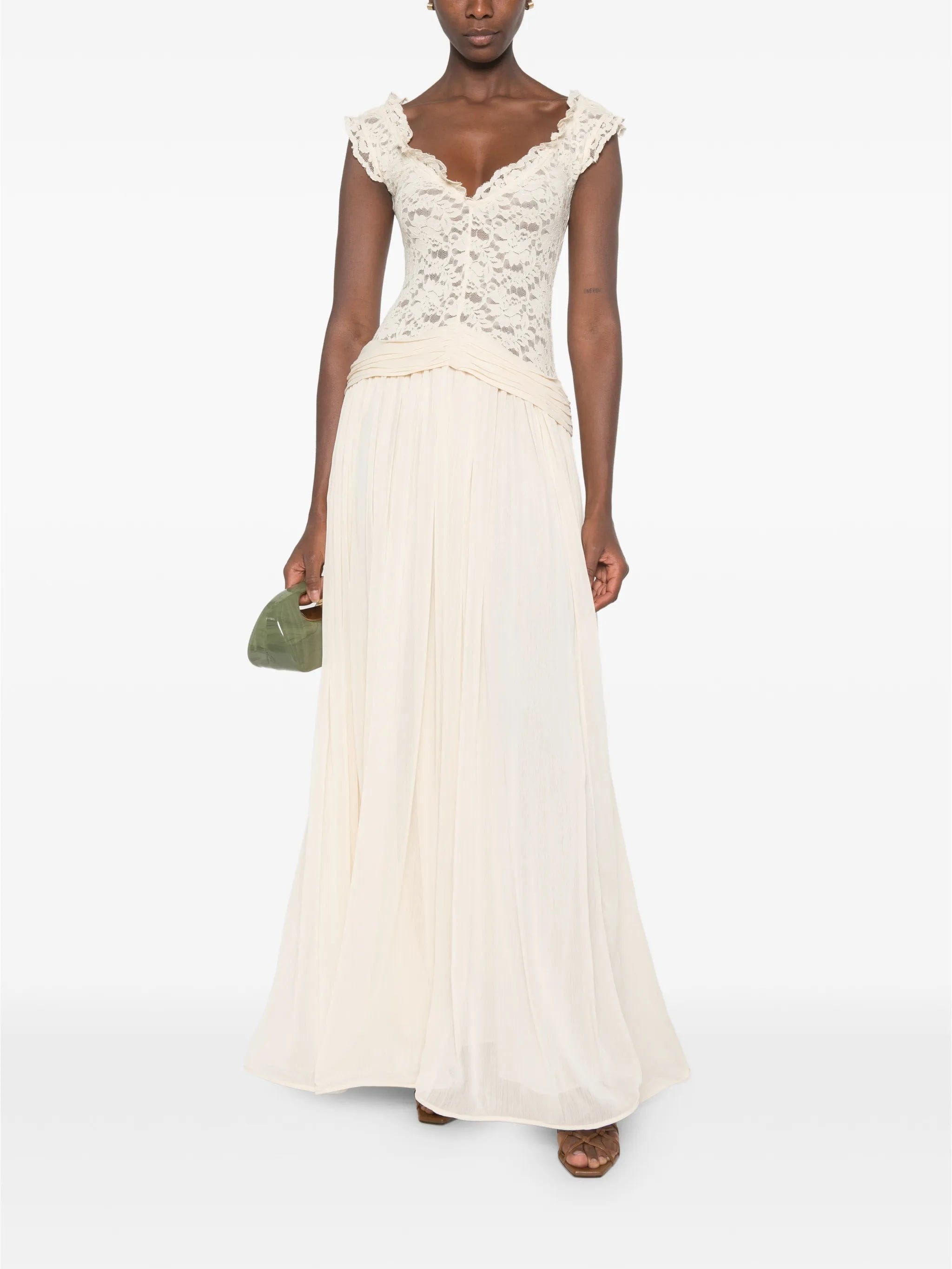Arcina ORI Arabella cap - sleeve maxi dress