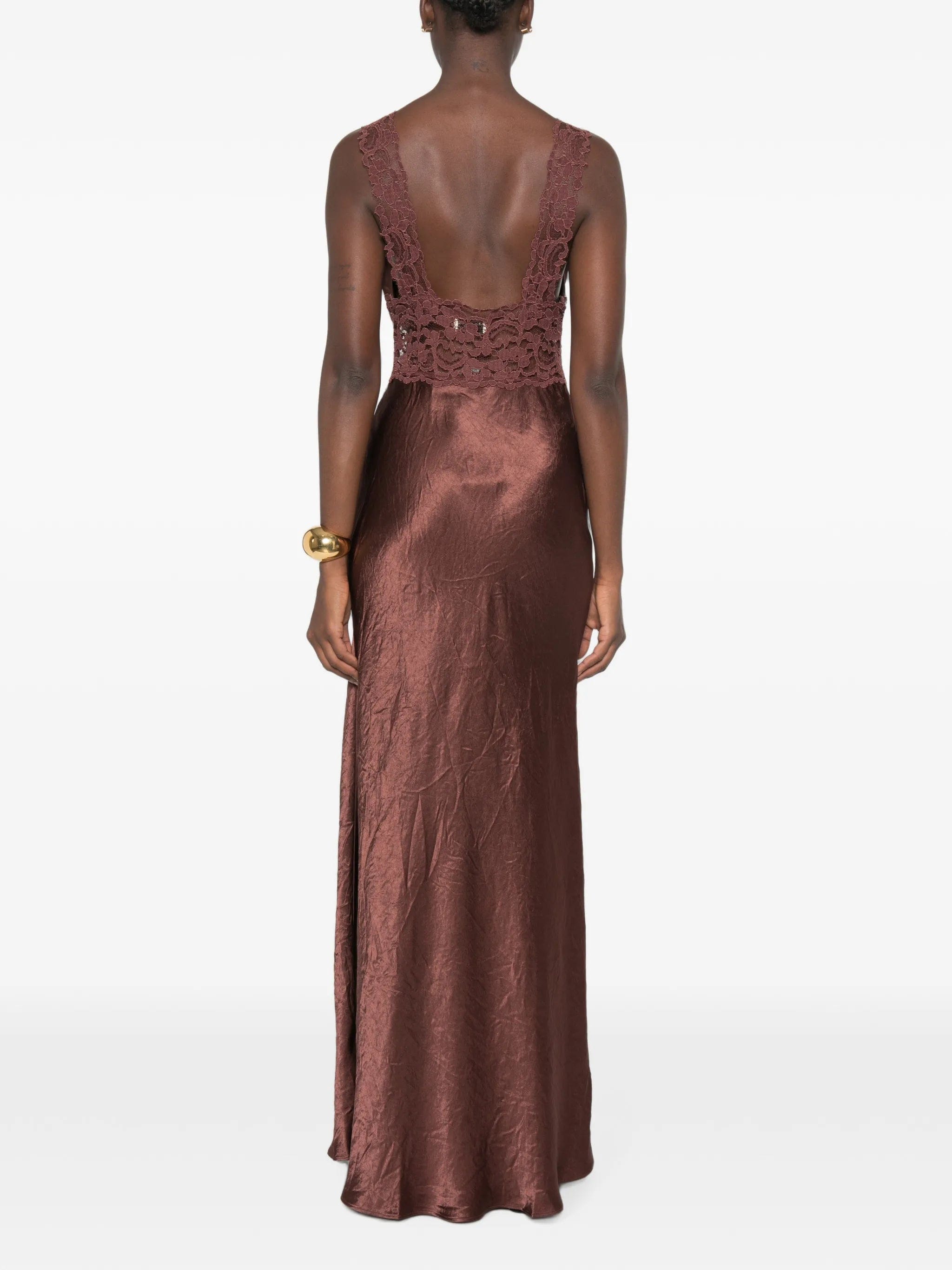Arcina ORI lace - panelled maxi dress