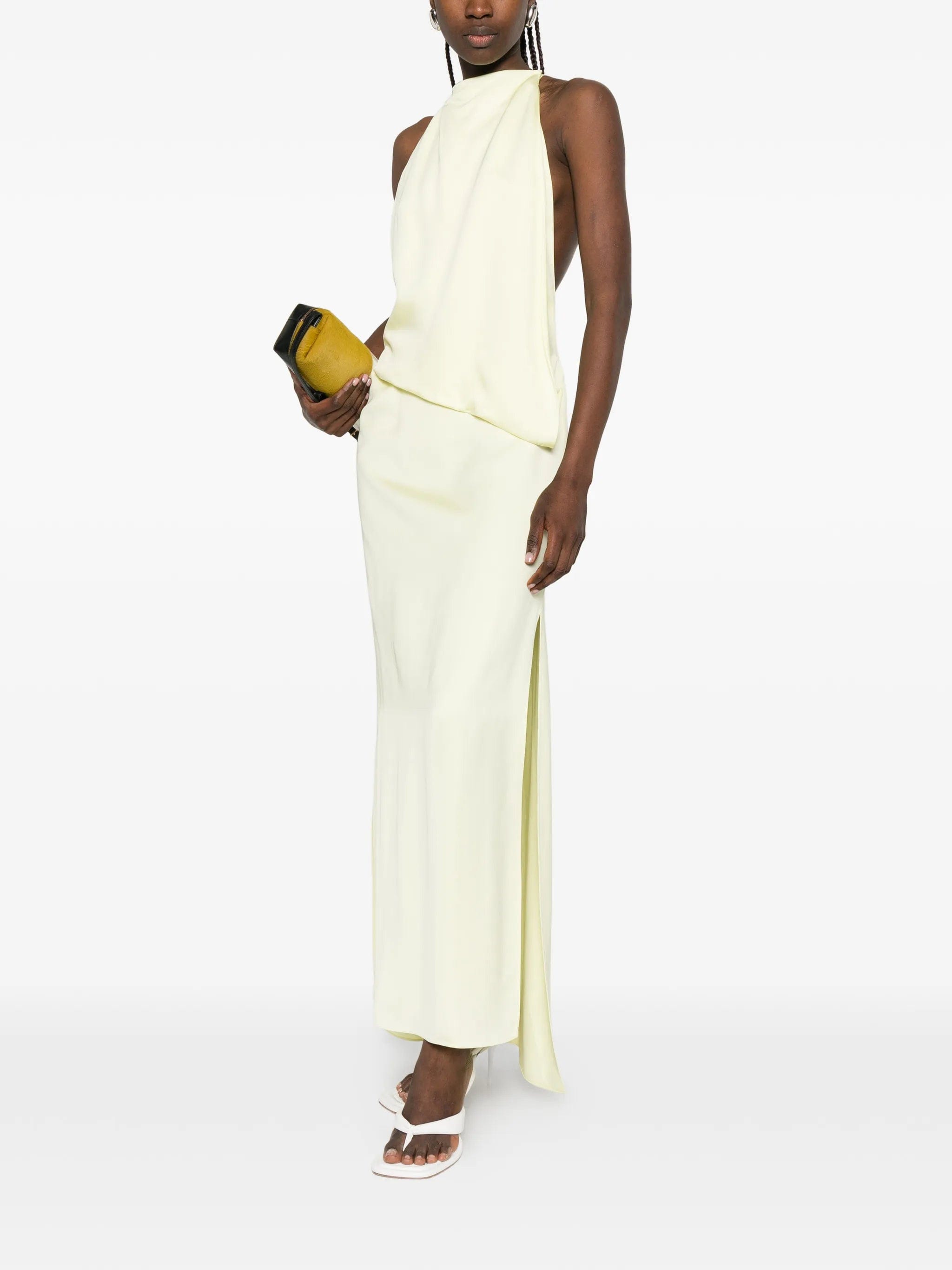 Sportmax Dolmen asymmetric midi dress