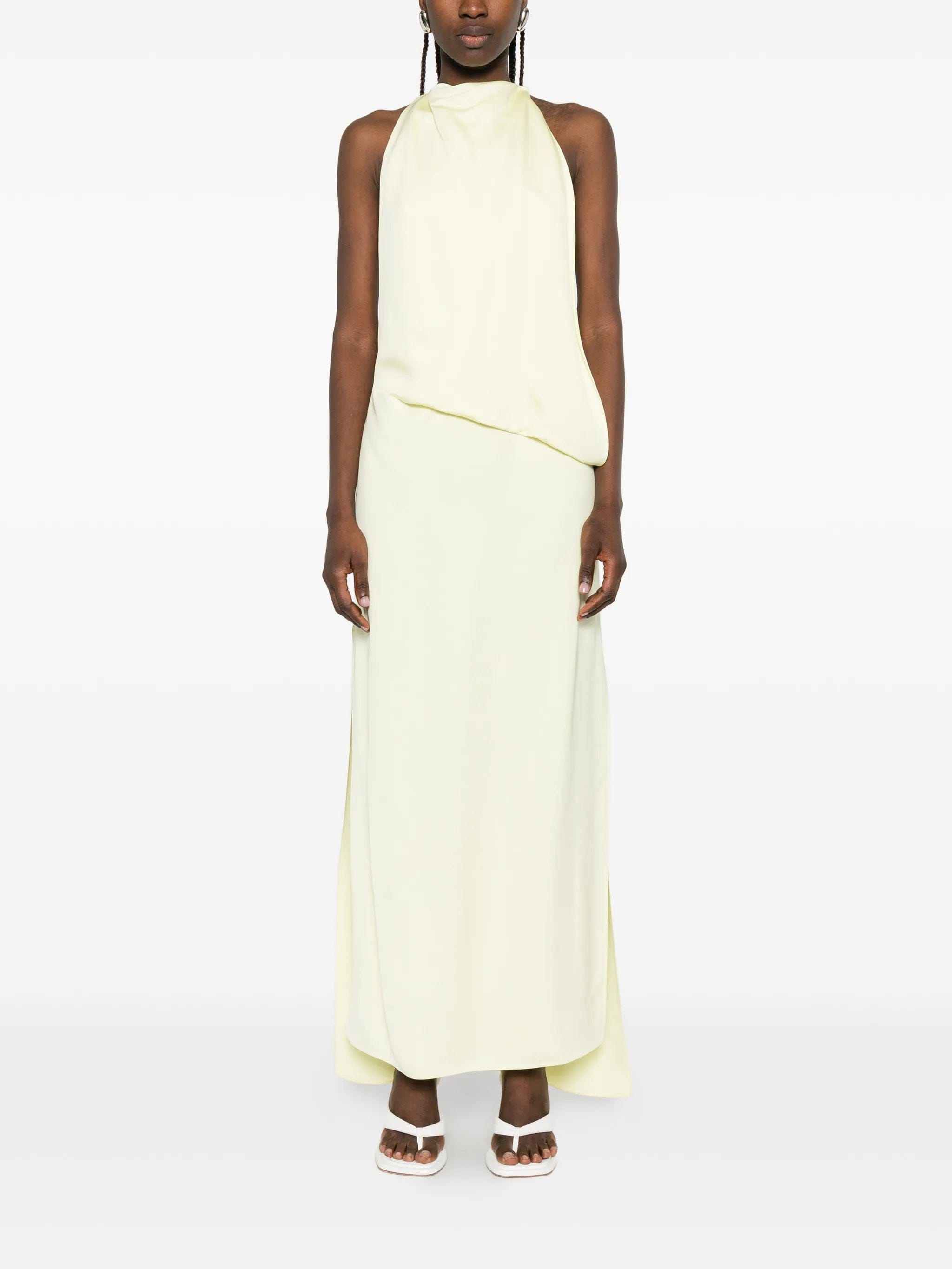 Sportmax Dolmen asymmetric midi dress