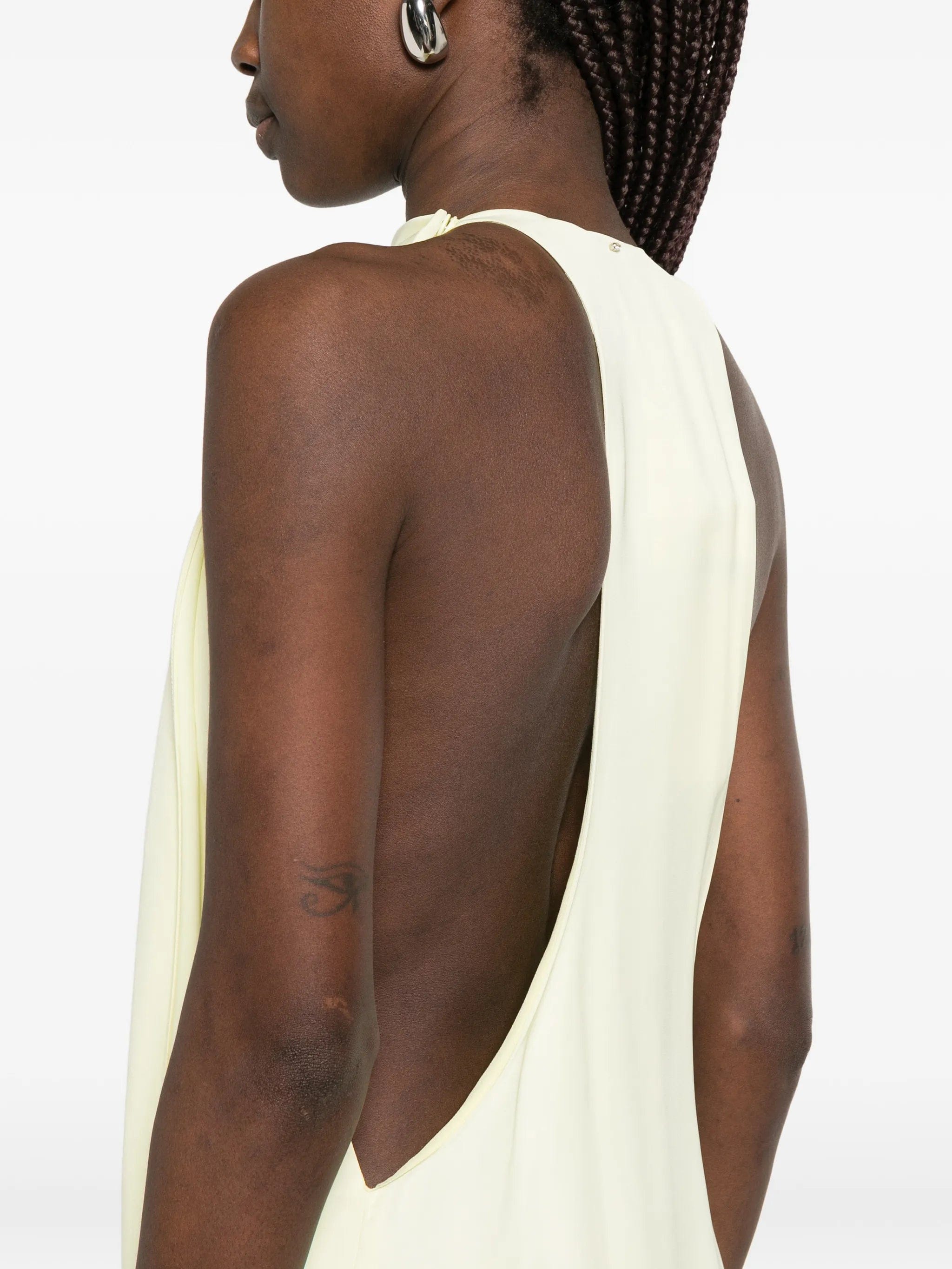 Sportmax Dolmen asymmetric midi dress