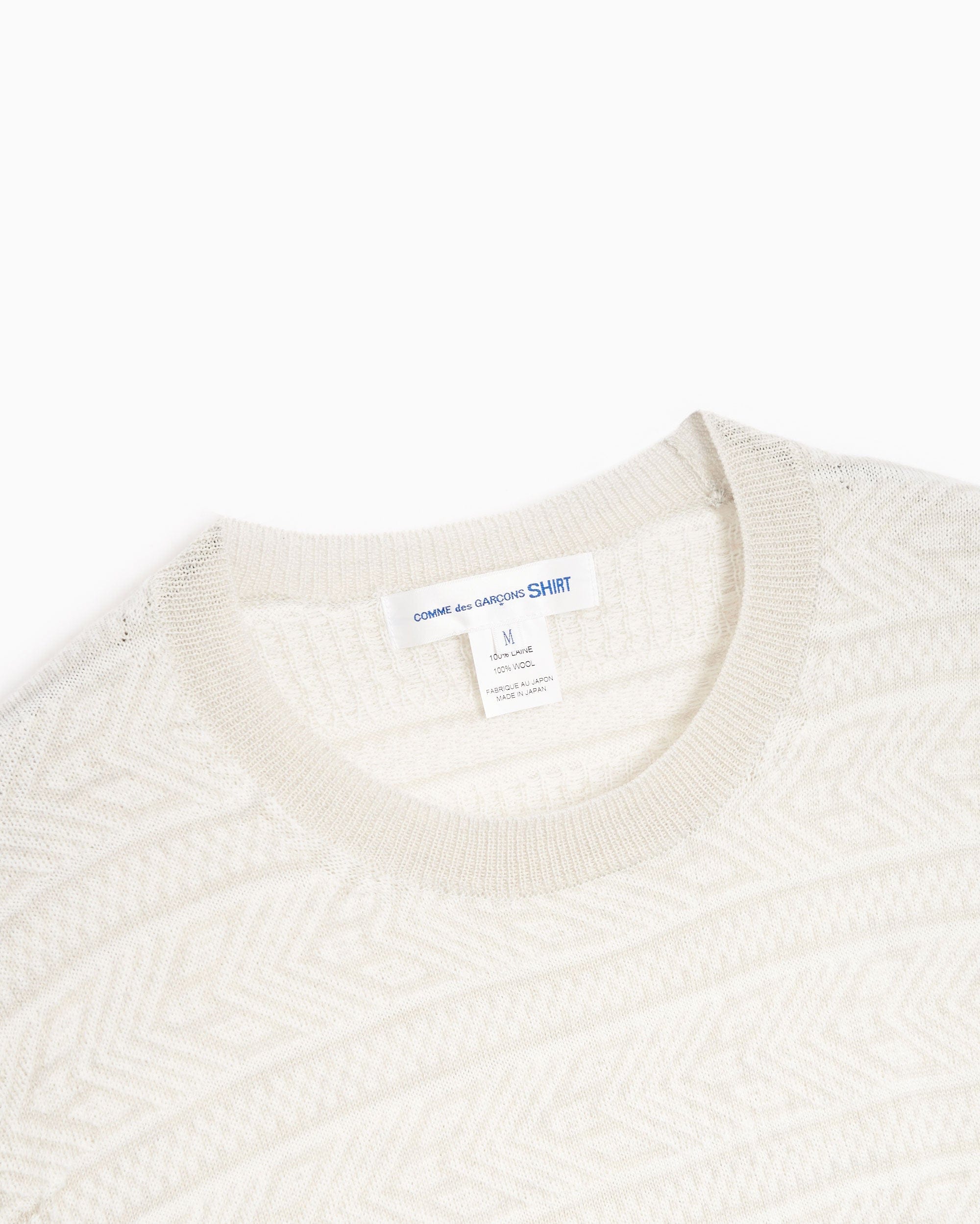 Comme des Garçons Shirt Jersey Comme Des Garçons Shirt Men's Knit Sweater para hombre