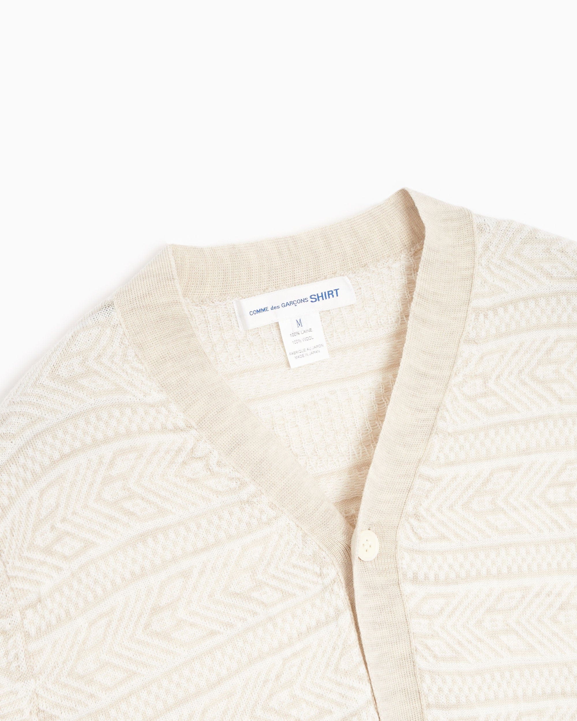 Comme des Garçons Shirt Chaqueta Comme Des Garçons Shirt Men's Knit Cargidan para hombre