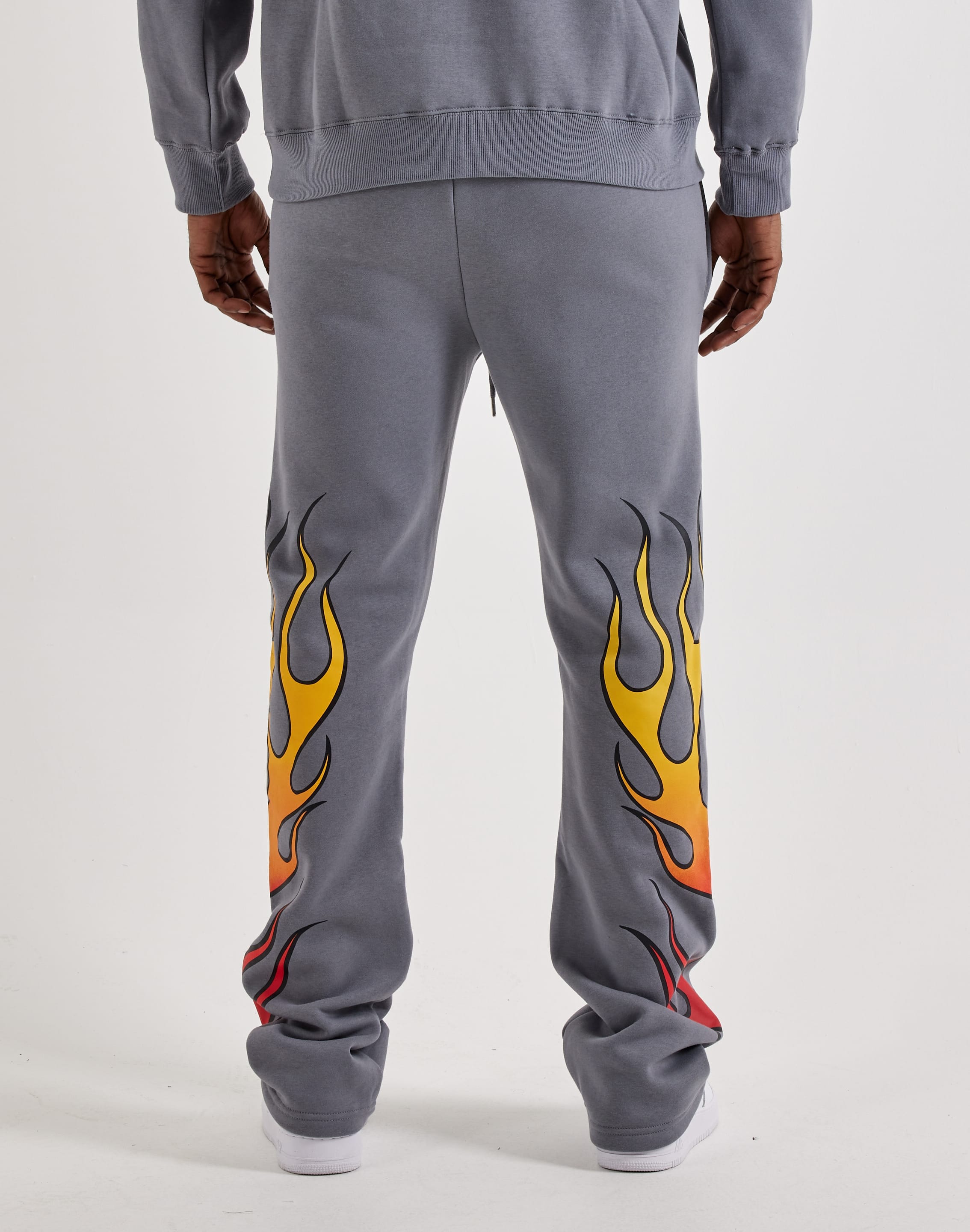 Von Dutch Flame Logo Fleece Pants