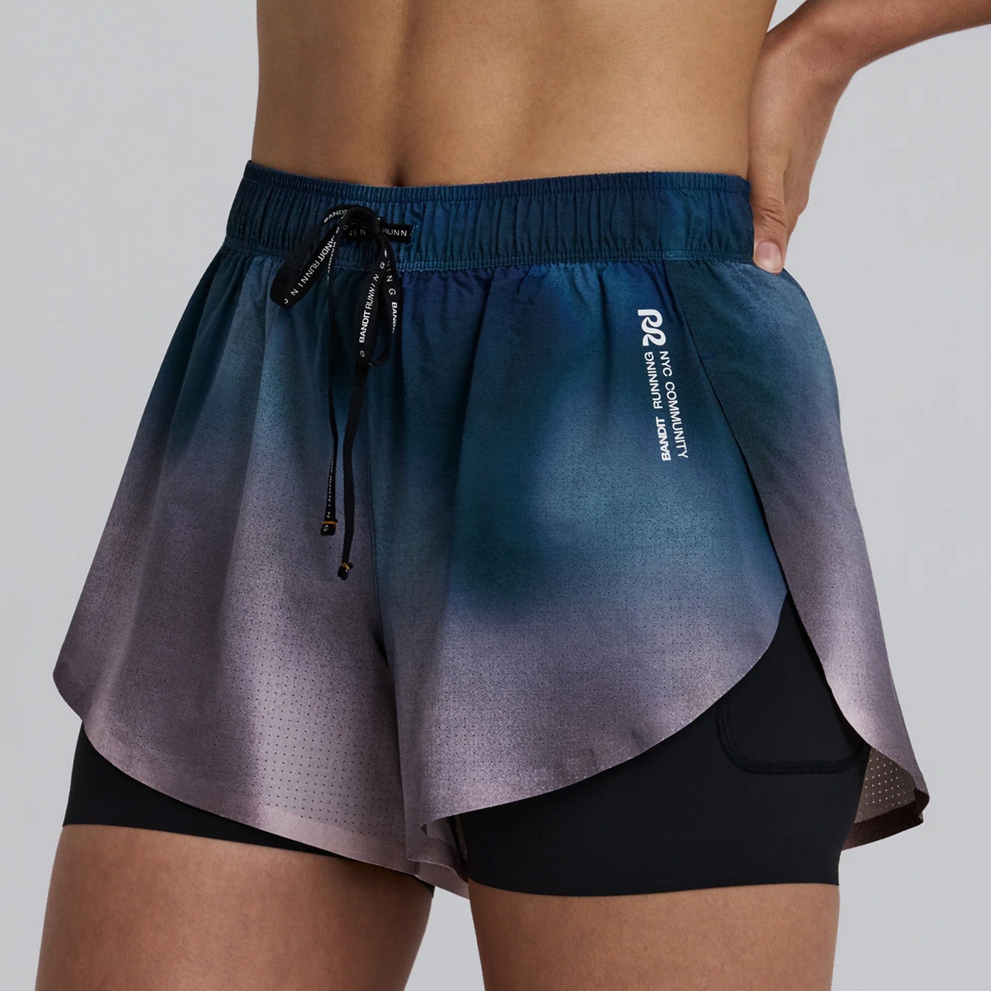 Bandit Running Womens Vento 3 In Flowy 2 in 1 Short
