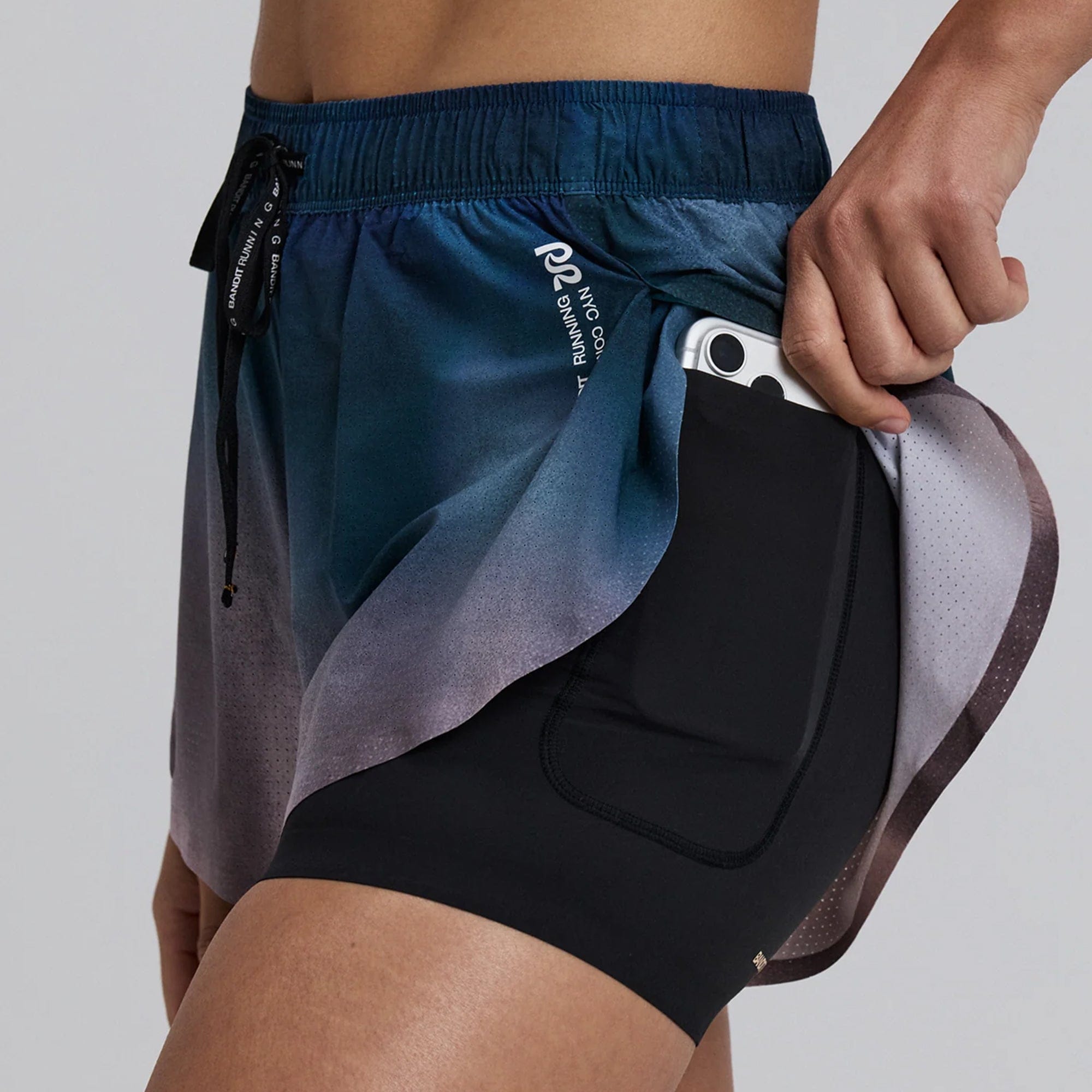 Bandit Running Womens Vento 3 In Flowy 2 in 1 Short