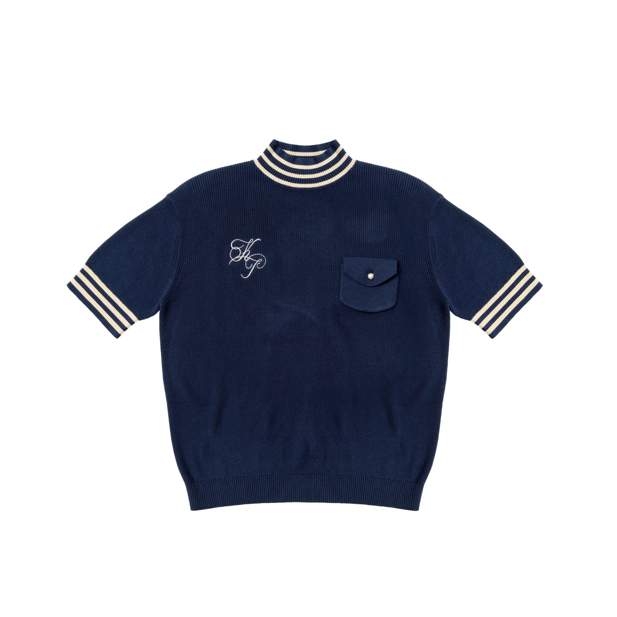 Kody Phillips Mens Knit Short Sleeve Sweater