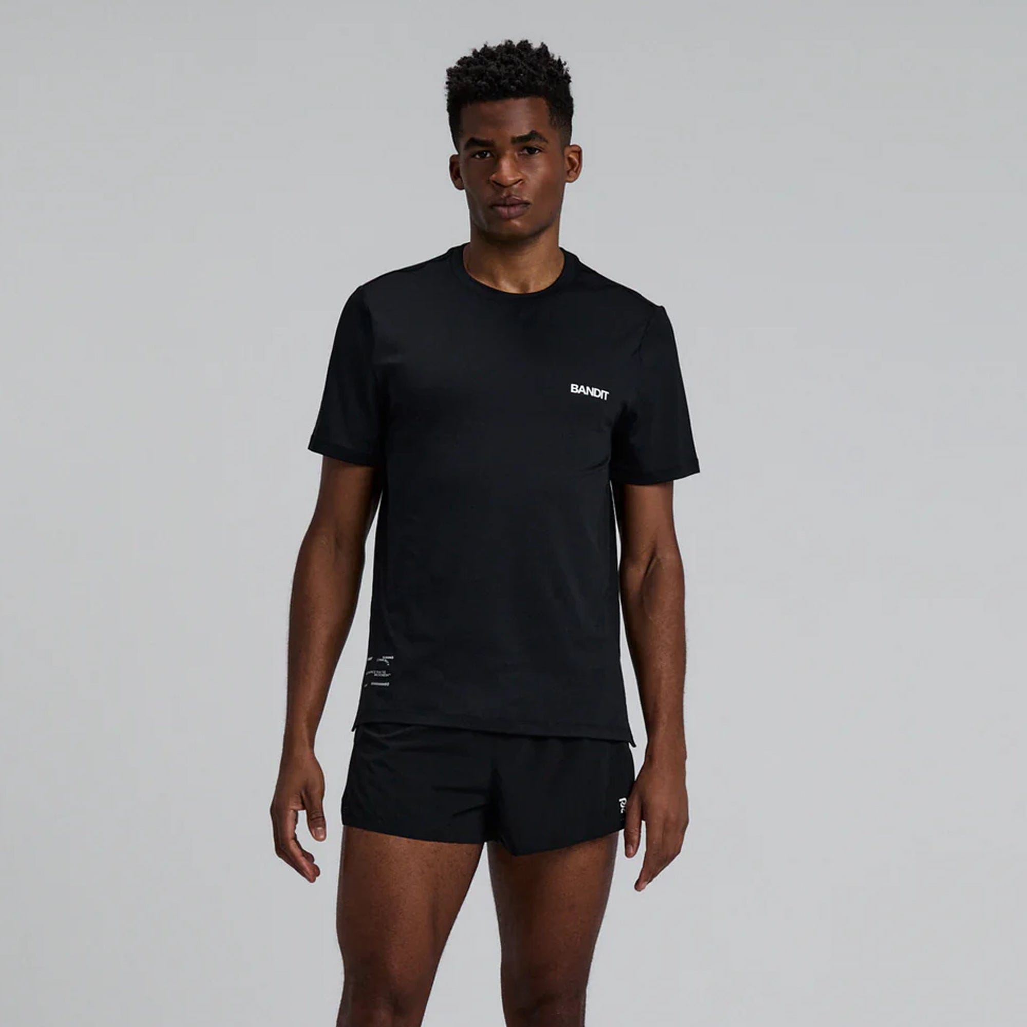 Bandit Running Mens Performance Micromesh Short Sleeve T-Shirt