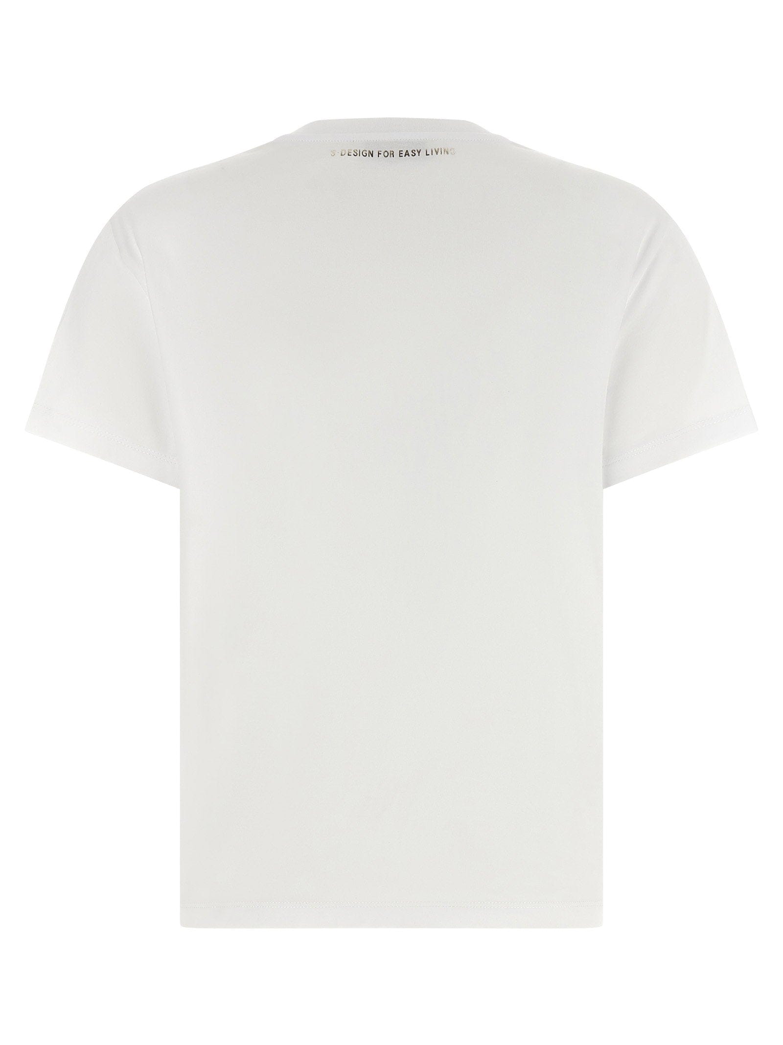 Max Mara 'S Logo - Print Cotton T - shirt — White
