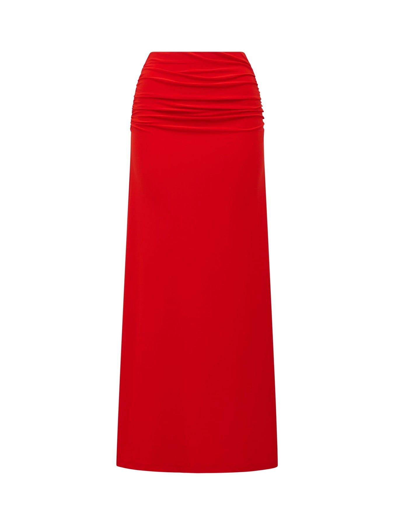 Forever New Mimi Flute Maxi Skirt Red