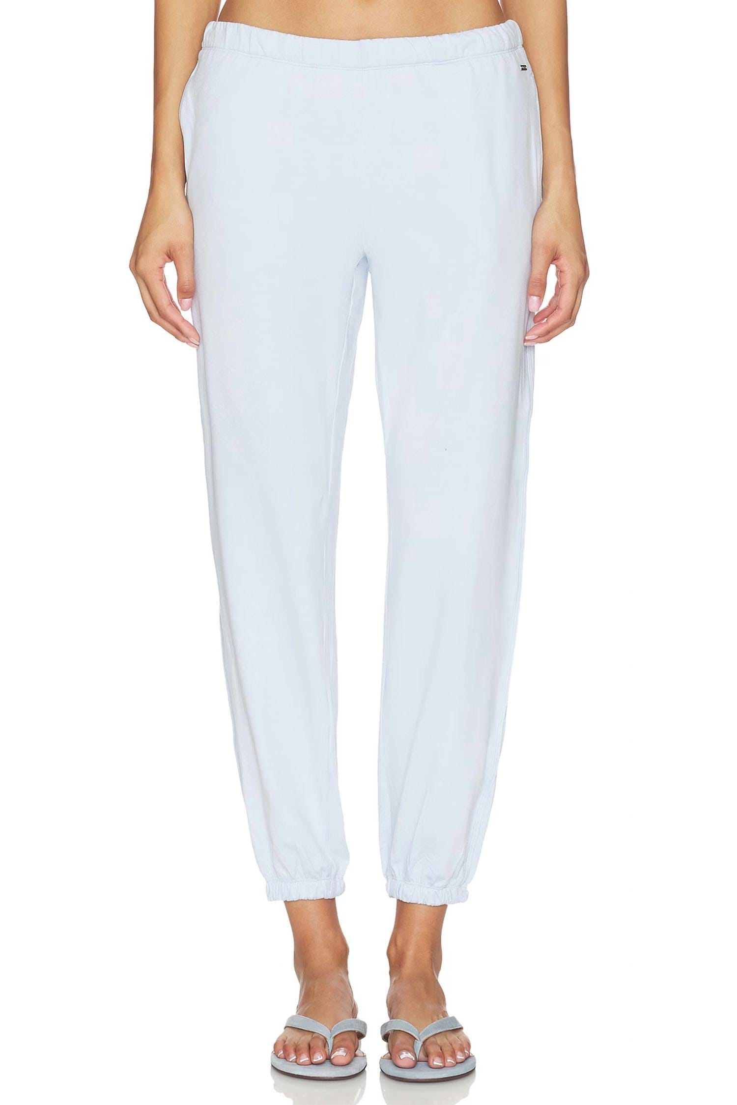 Heather Halo Modern Sweatpant In Soft Sky Heather