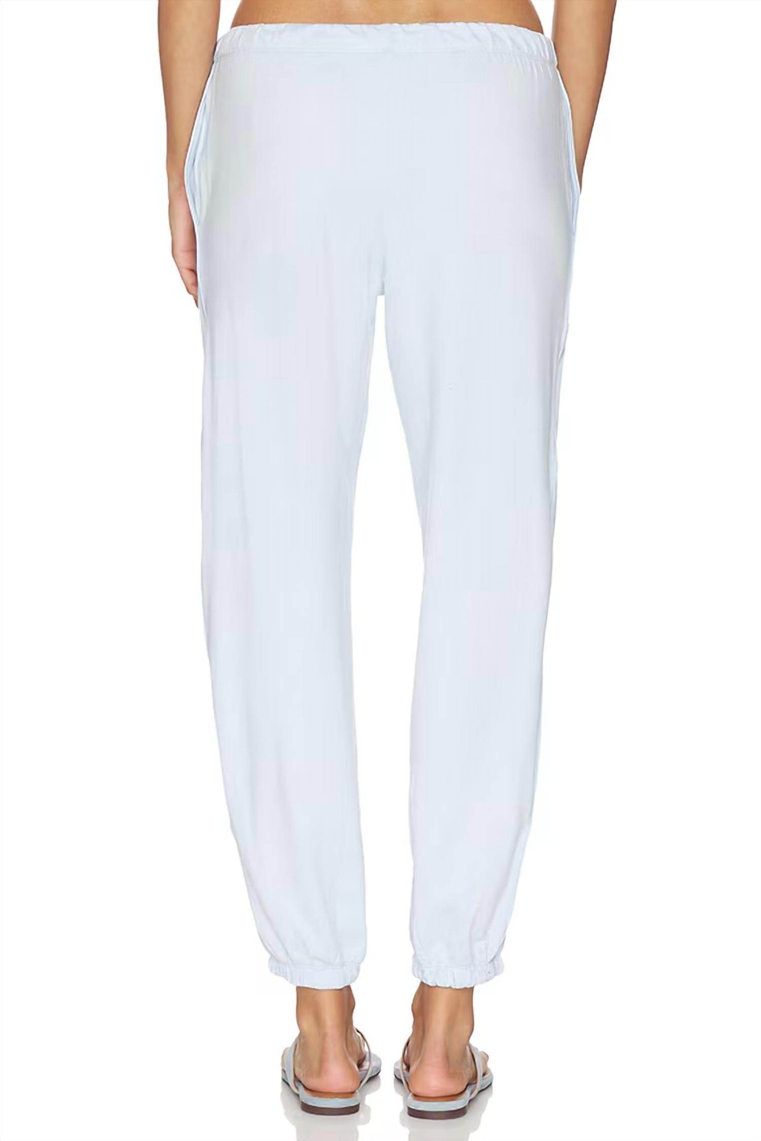 Heather Halo Modern Sweatpant In Soft Sky Heather