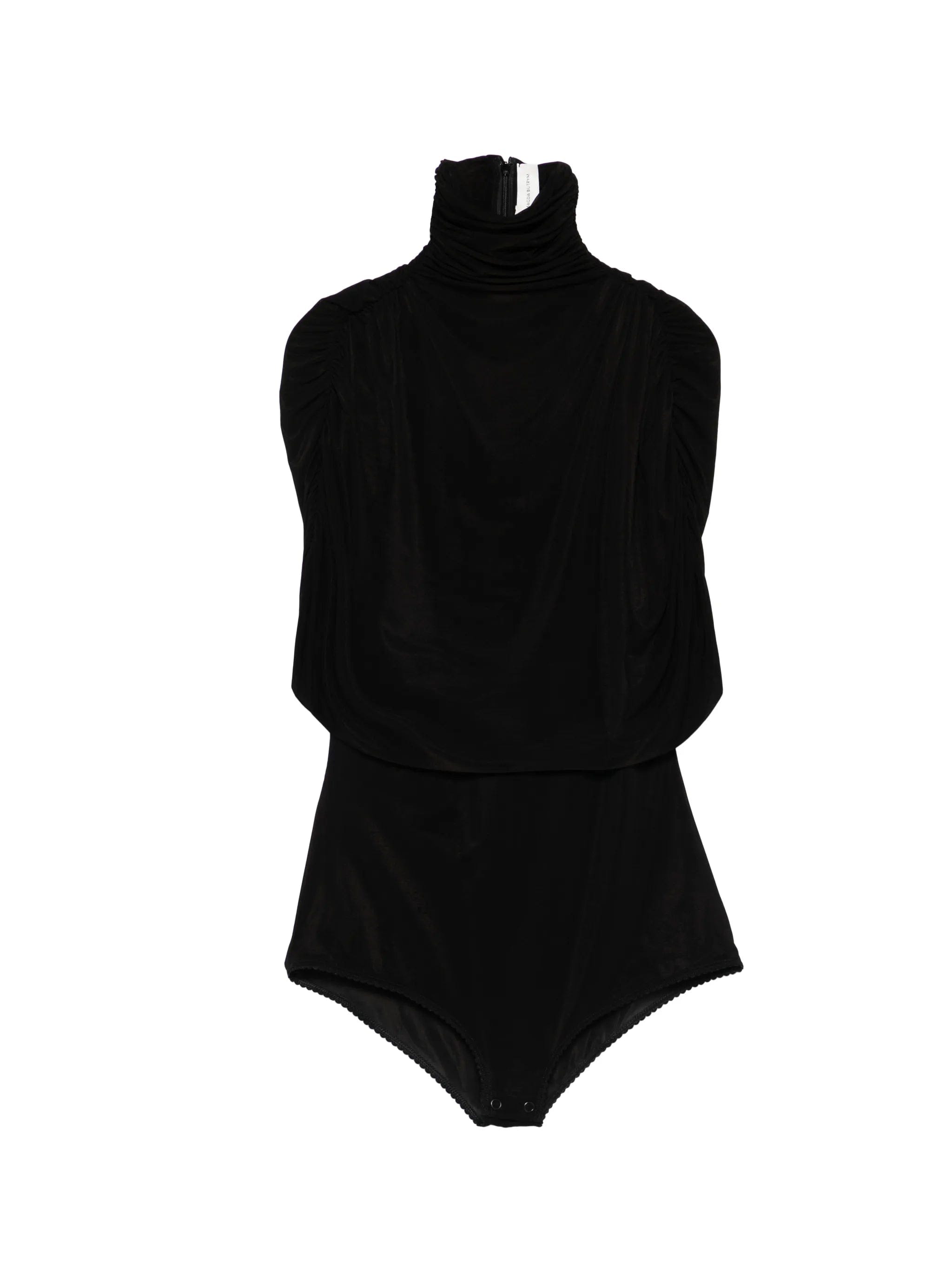 Magda Butrym draped high - neck bodysuit