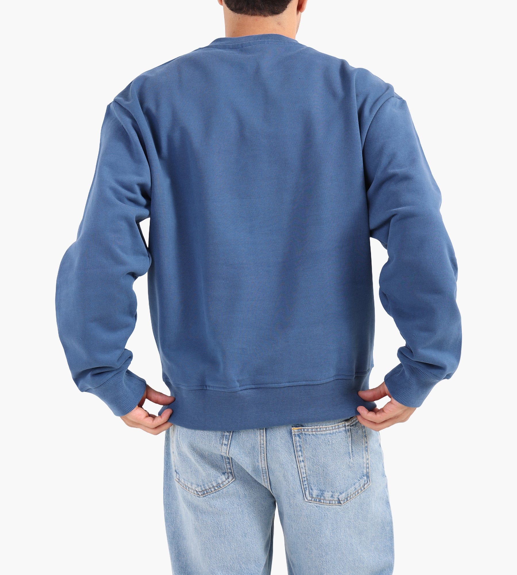 Sabbatical Logo Crewneck Night Blue White