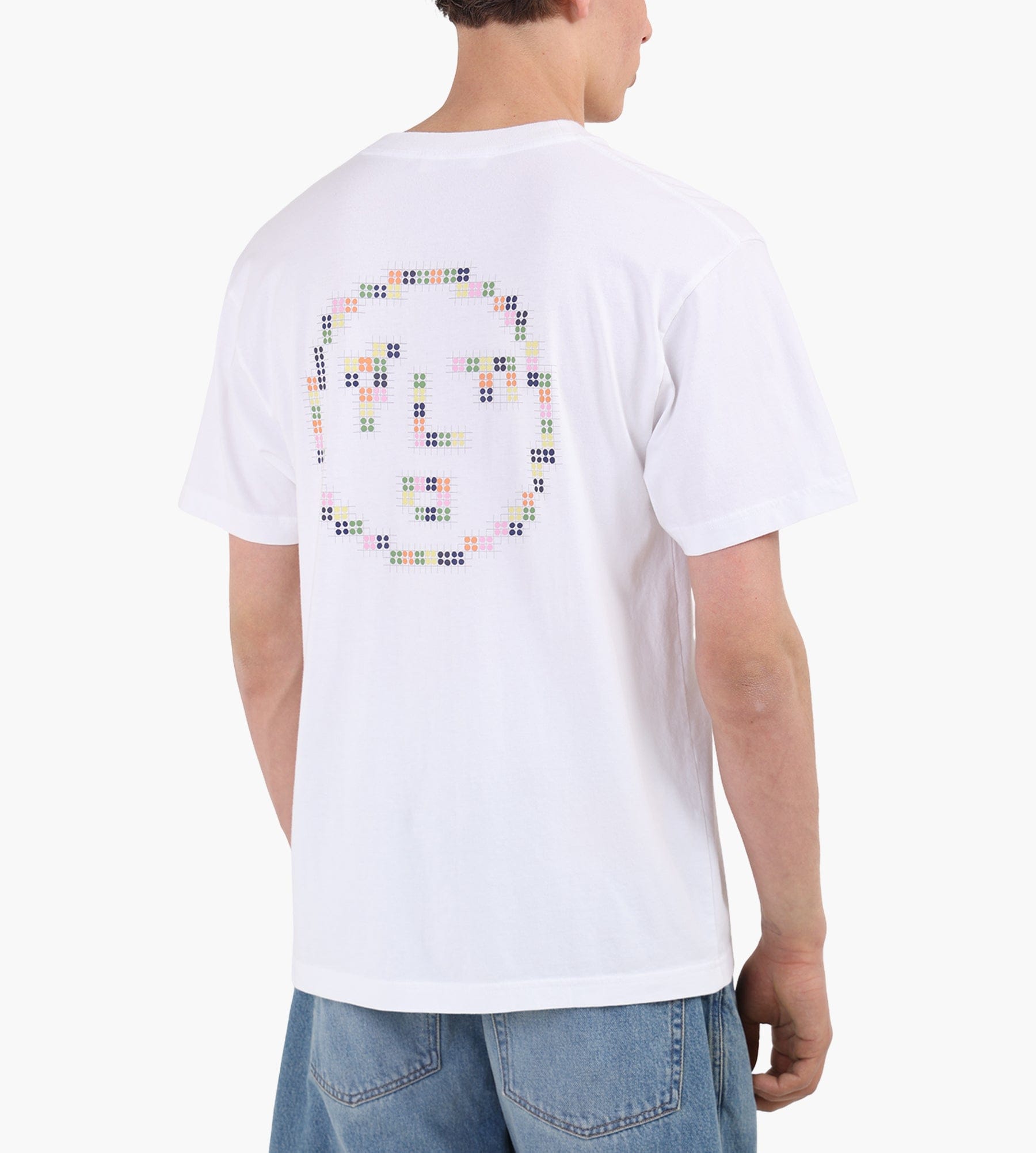 OLAF Dotted Face T-Shirt Optical White