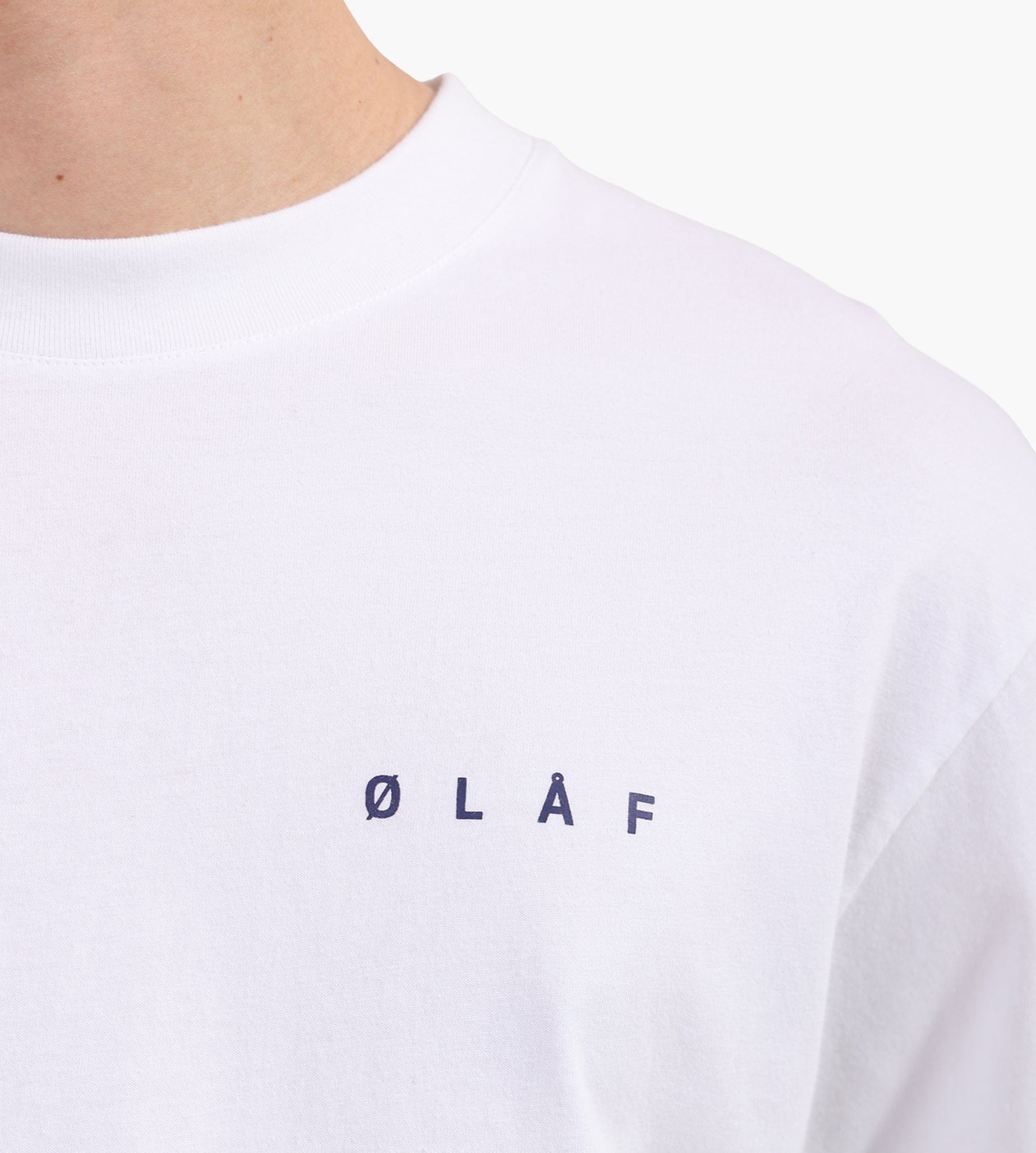 OLAF Dotted Face T-Shirt Optical White