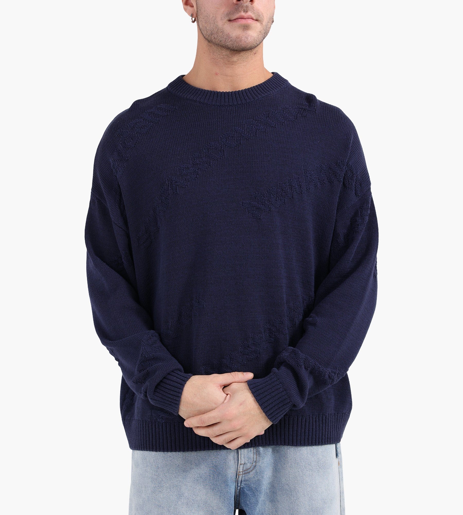 New Amsterdam Surf Association Logo Jacquard Crewneck Night
