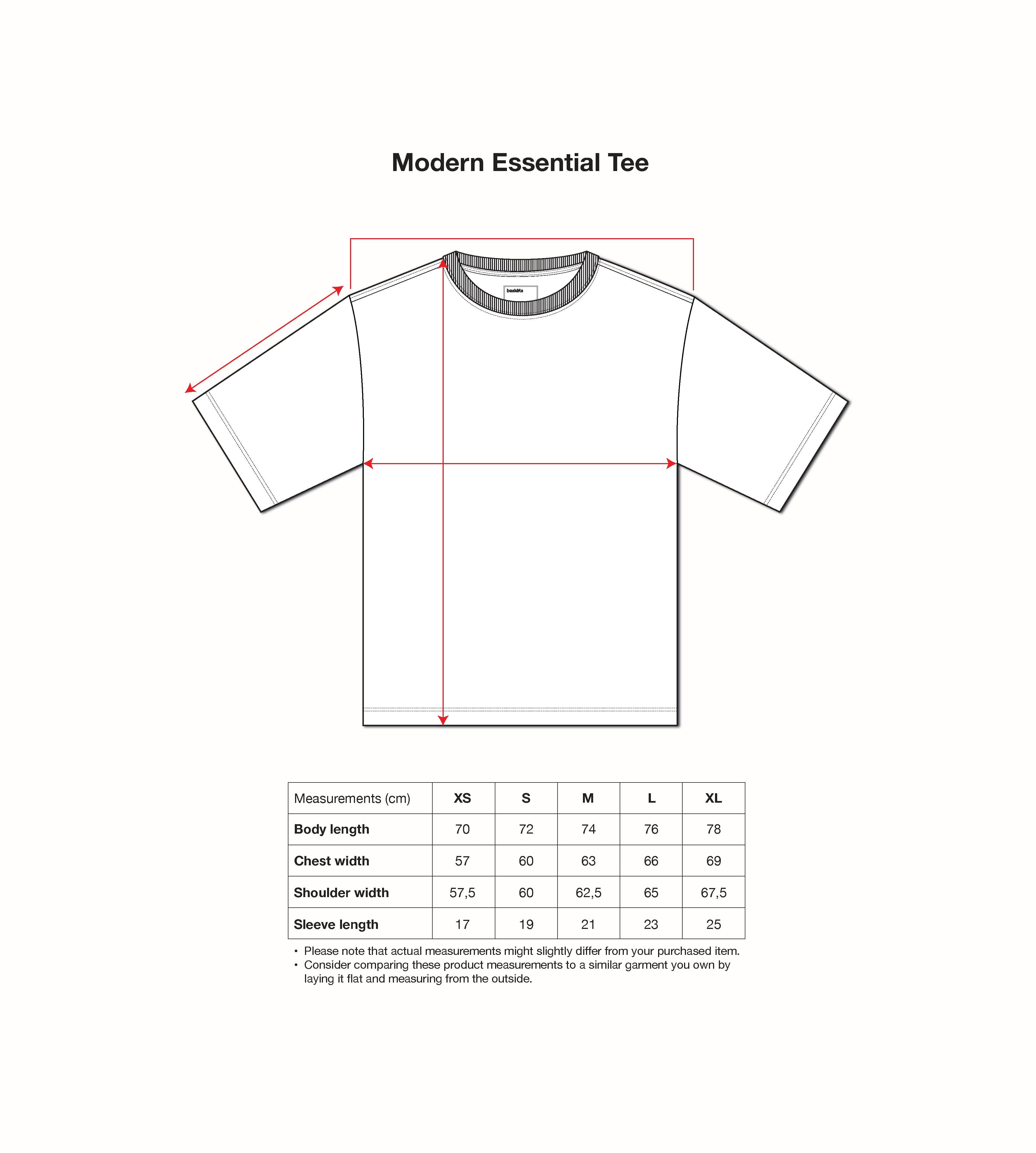 WHITE* Baskèts Modern Essential T-Shirt White