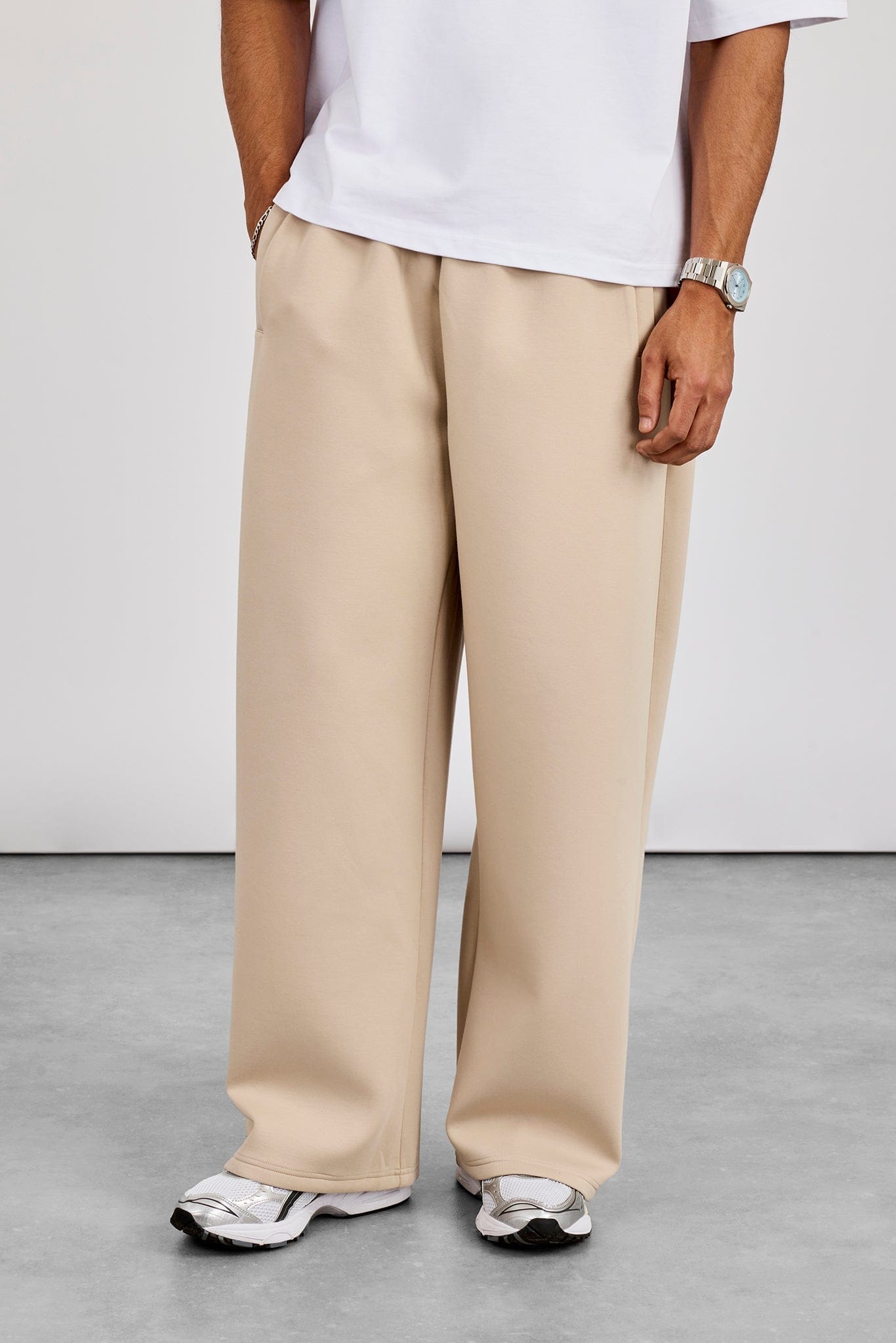 Cernucci Scuba Baggy Fit Trouser - Stone