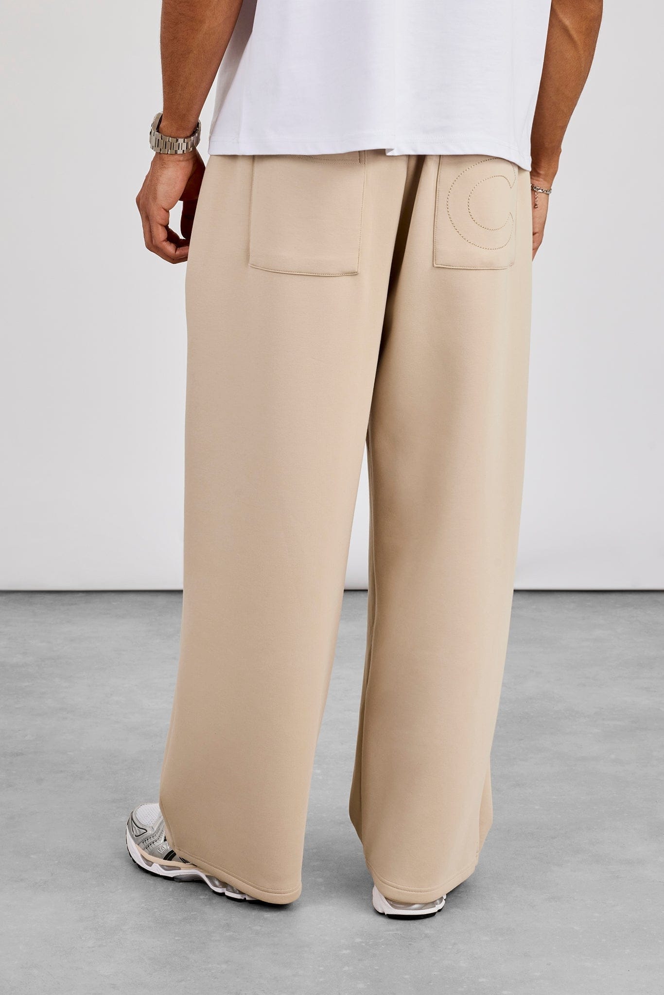 Cernucci Scuba Baggy Fit Trouser - Stone