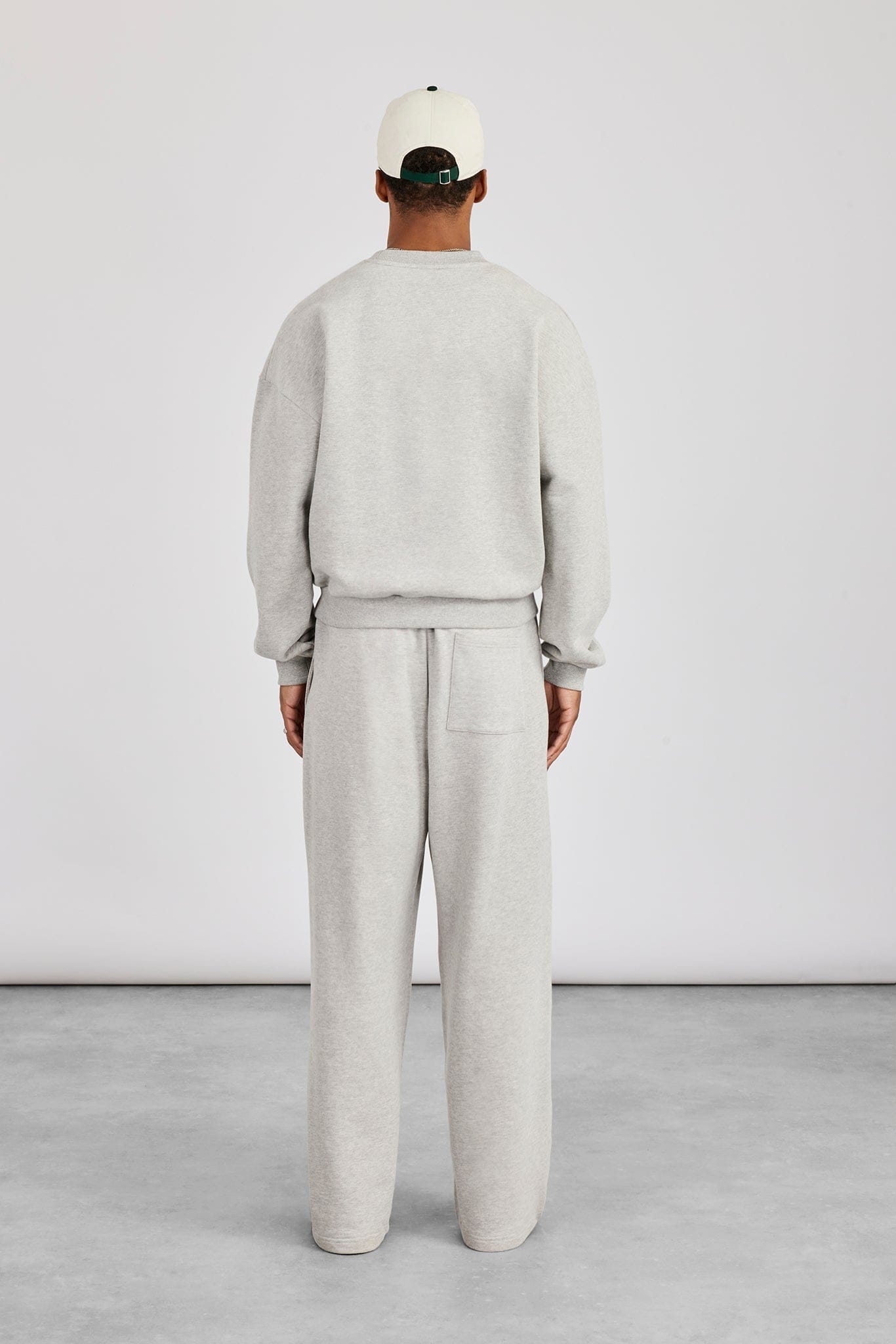 Cernucci Sweater & Baggy Fit Jogger - Grey Marl
