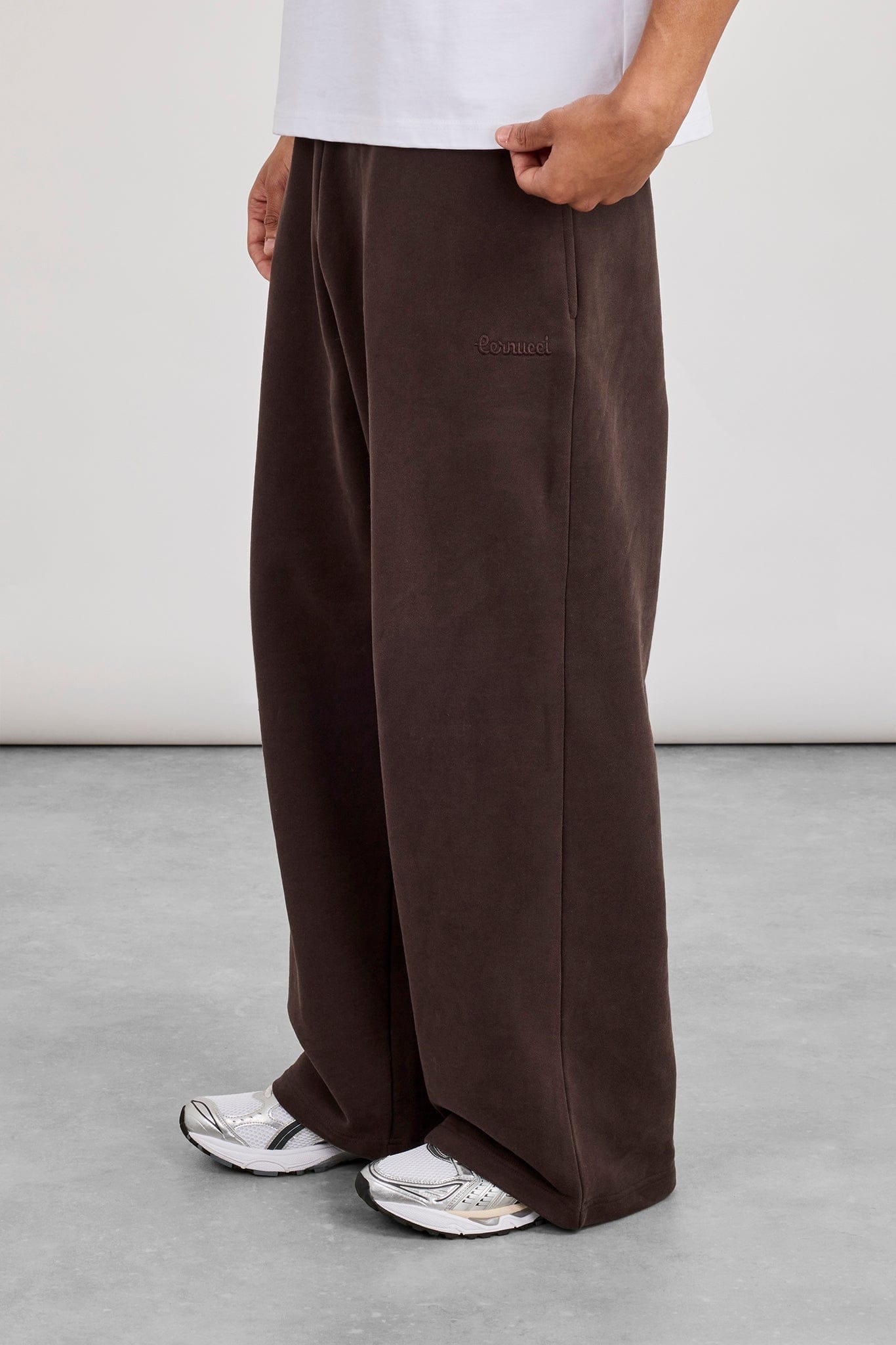 Cernucci Baggy Fit Jogger - Coffee