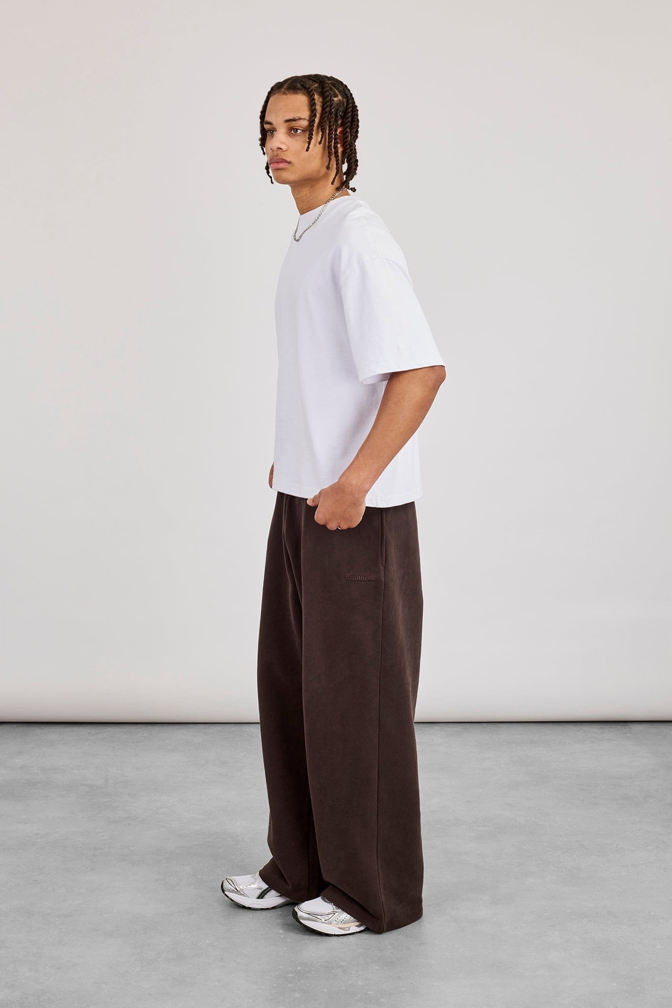 Cernucci Baggy Fit Jogger - Coffee