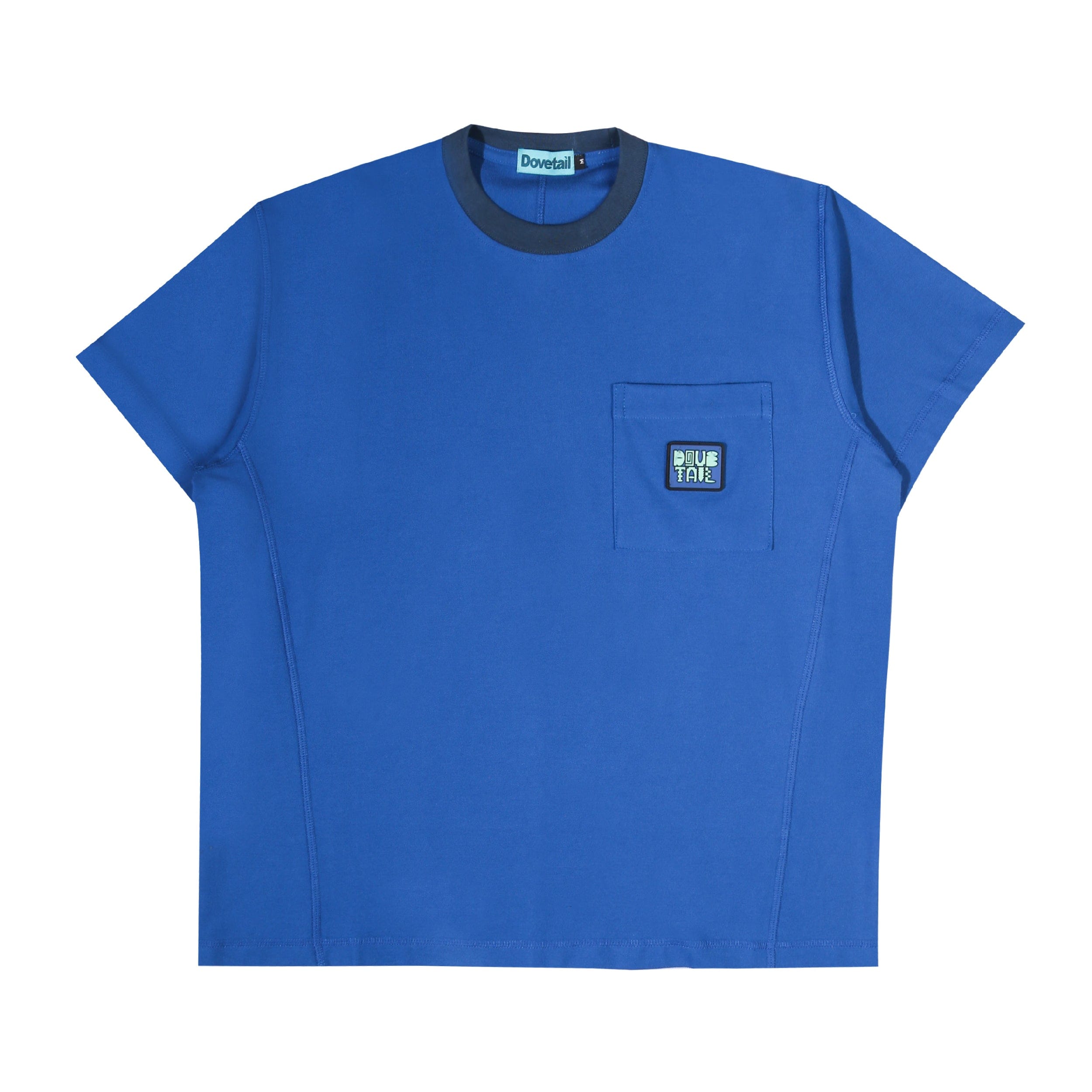 Dovetail Echo Pique T - Shirt - Blue