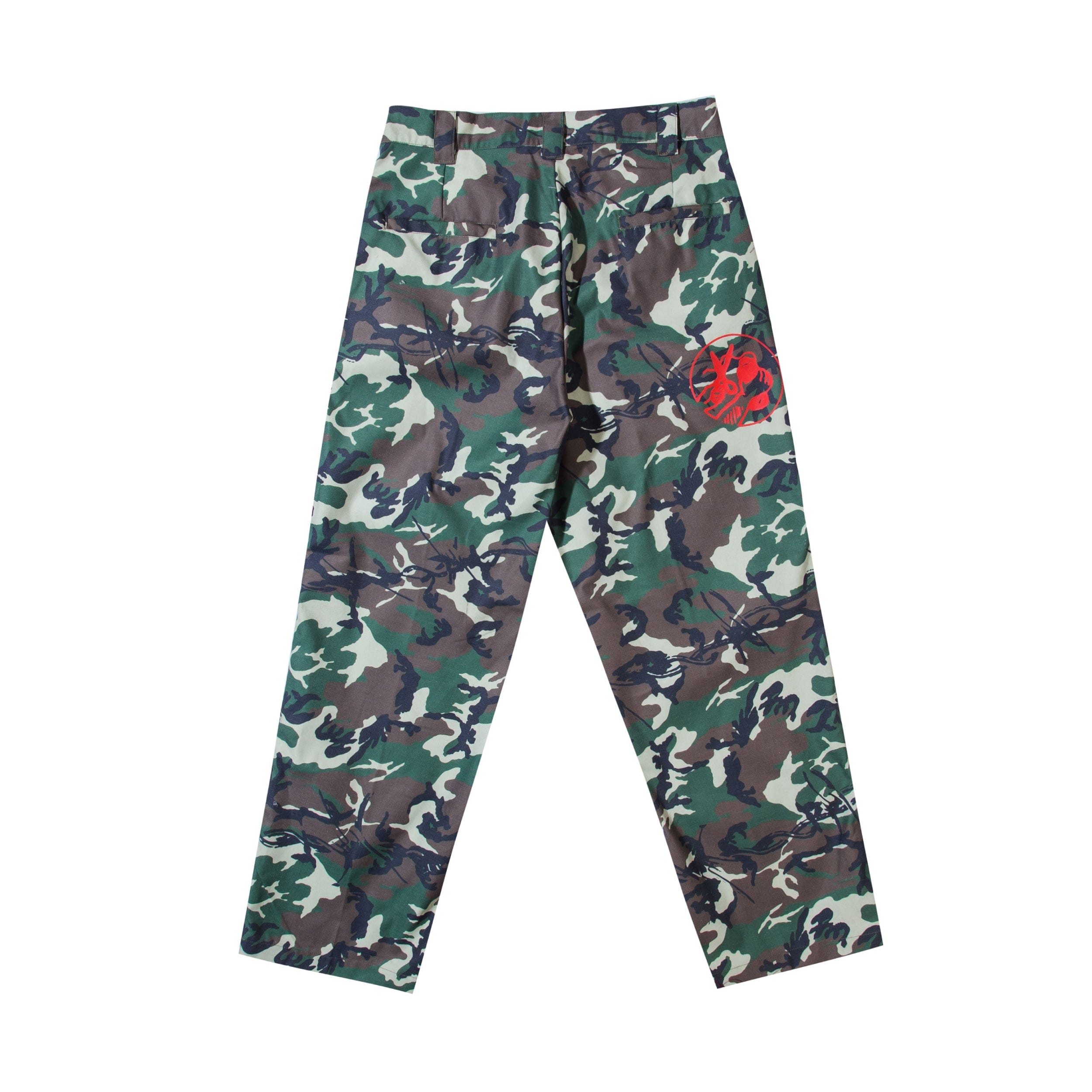 Buru Studio Camo Barb Wire Long Pants - Multi