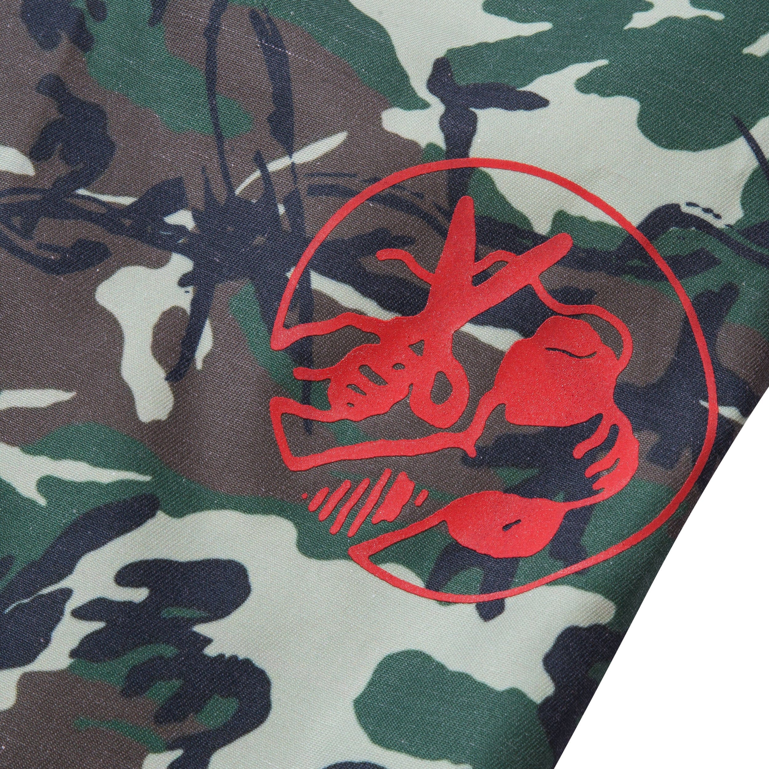 Buru Studio Camo Barb Wire Long Pants - Multi