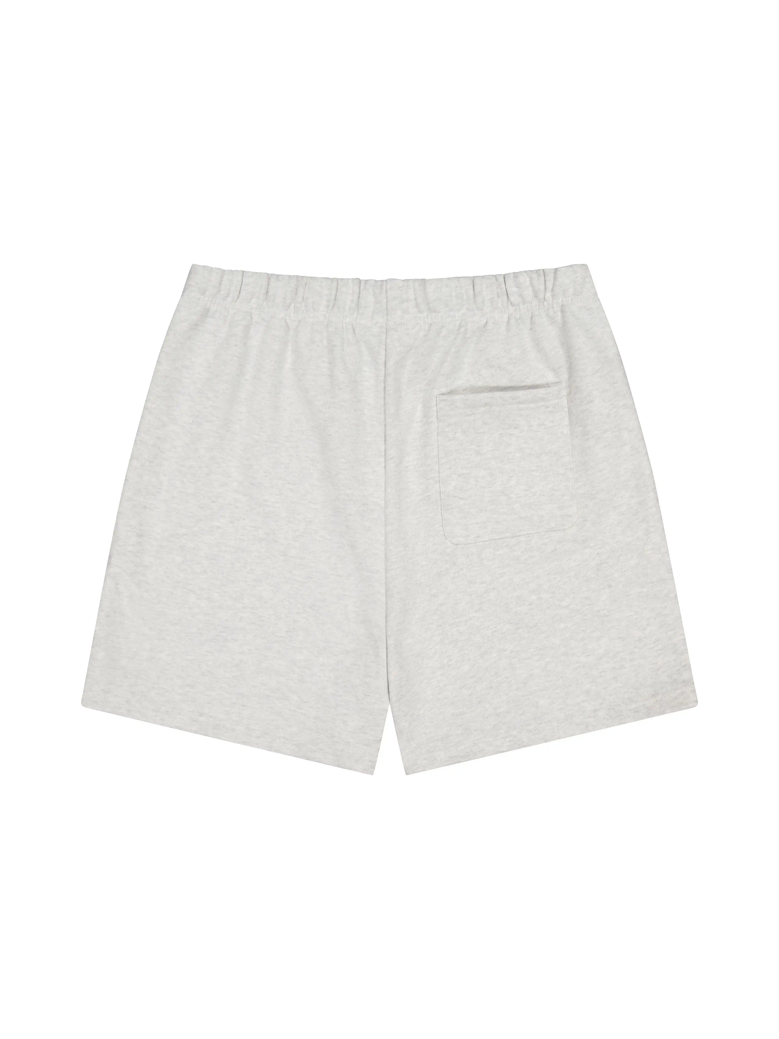Prior Archives Prior Embroidery Logo Fitted Sweatshorts Light Heather