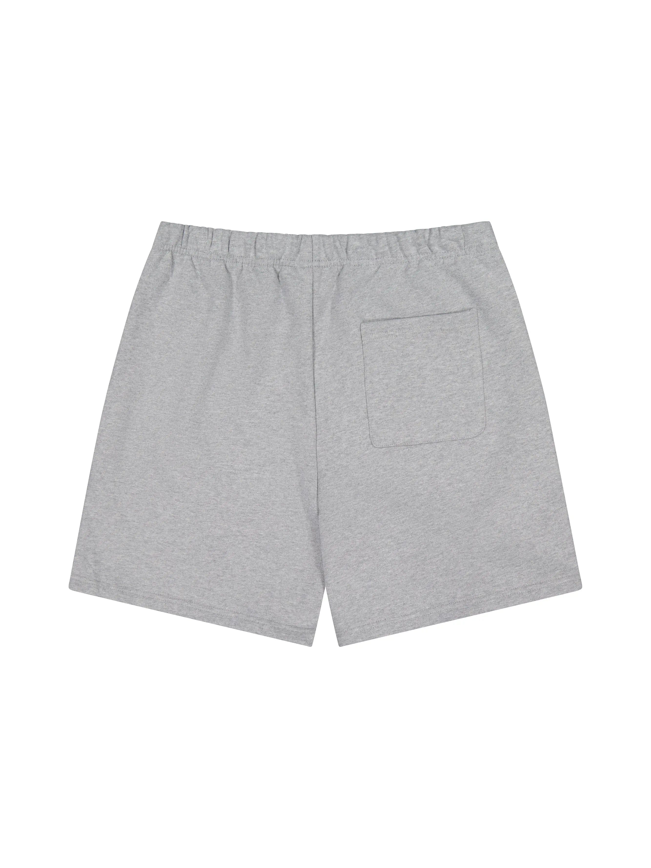Prior Archives Prior Embroidery Logo Fitted Sweatshorts Heather Grey