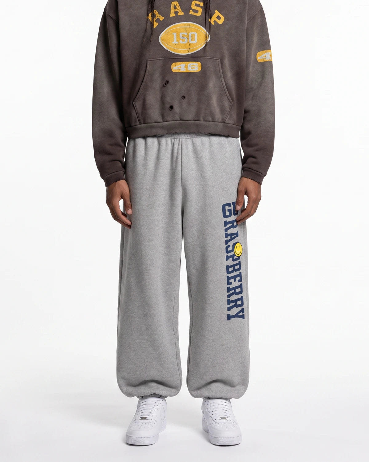 Gv Gallery x Greedy Unit Jim Class Sweats Heather Grey