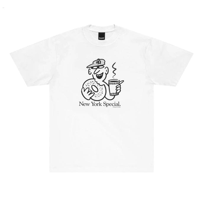 ONLY NY MR. NEW YORK SPECIAL T - SHIRT - WHITE