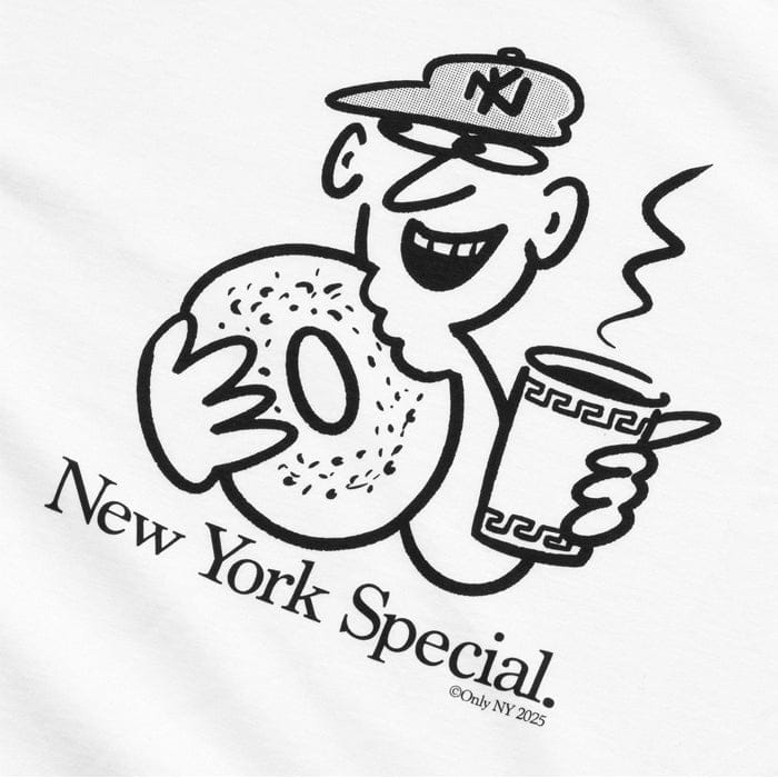 ONLY NY MR. NEW YORK SPECIAL T - SHIRT - WHITE