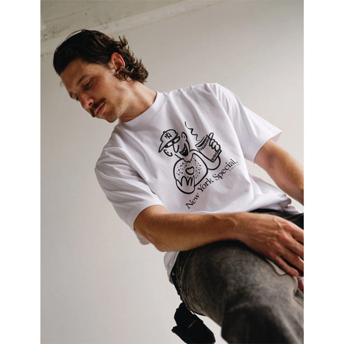 ONLY NY MR. NEW YORK SPECIAL T - SHIRT - WHITE