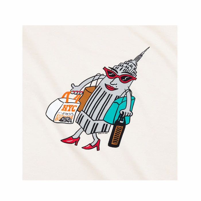 ONLY NY SHOPPING SPREE T - SHIRT - NATURAL