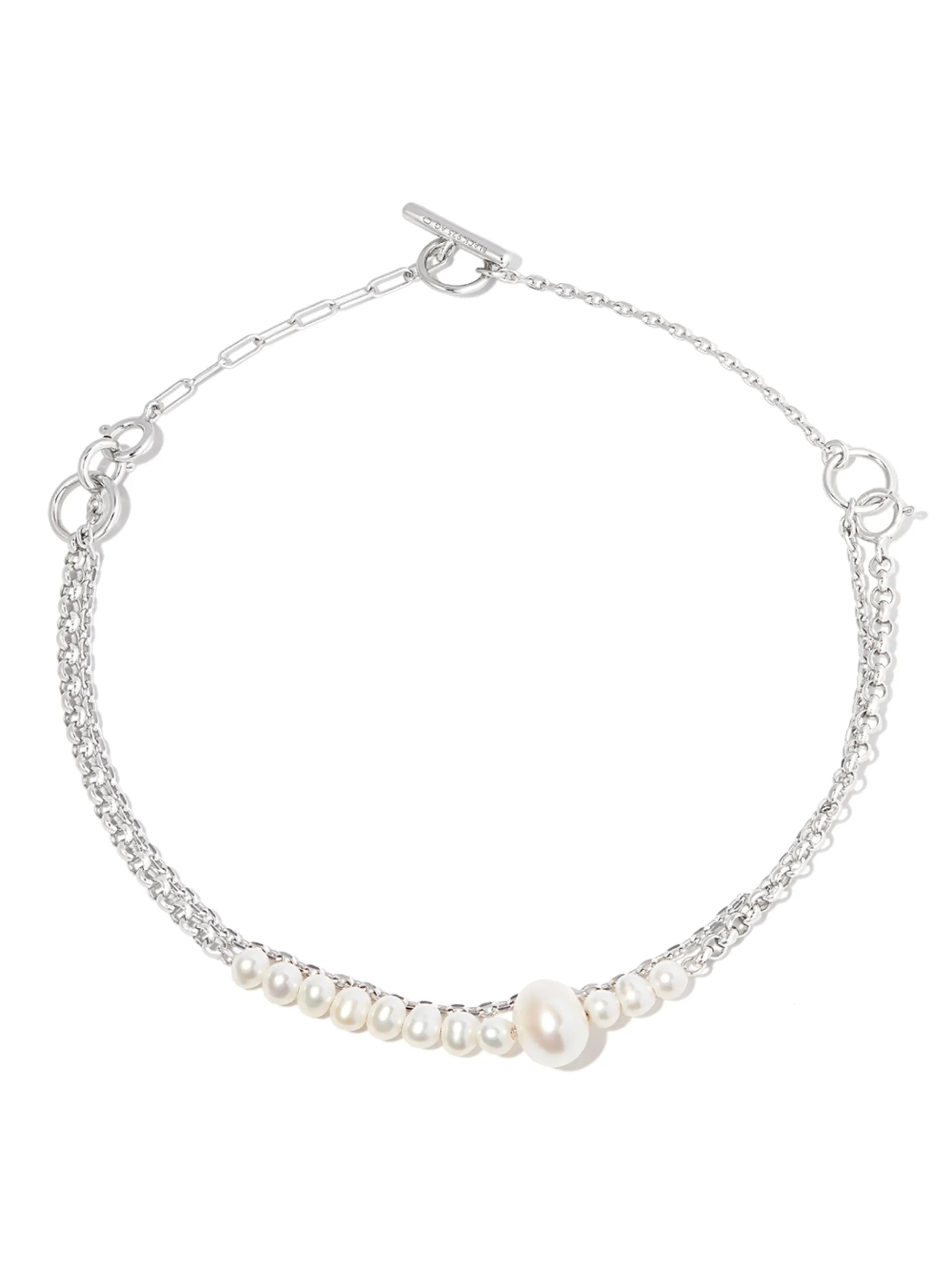 Maria Black Lounge sterling silver pearl necklace