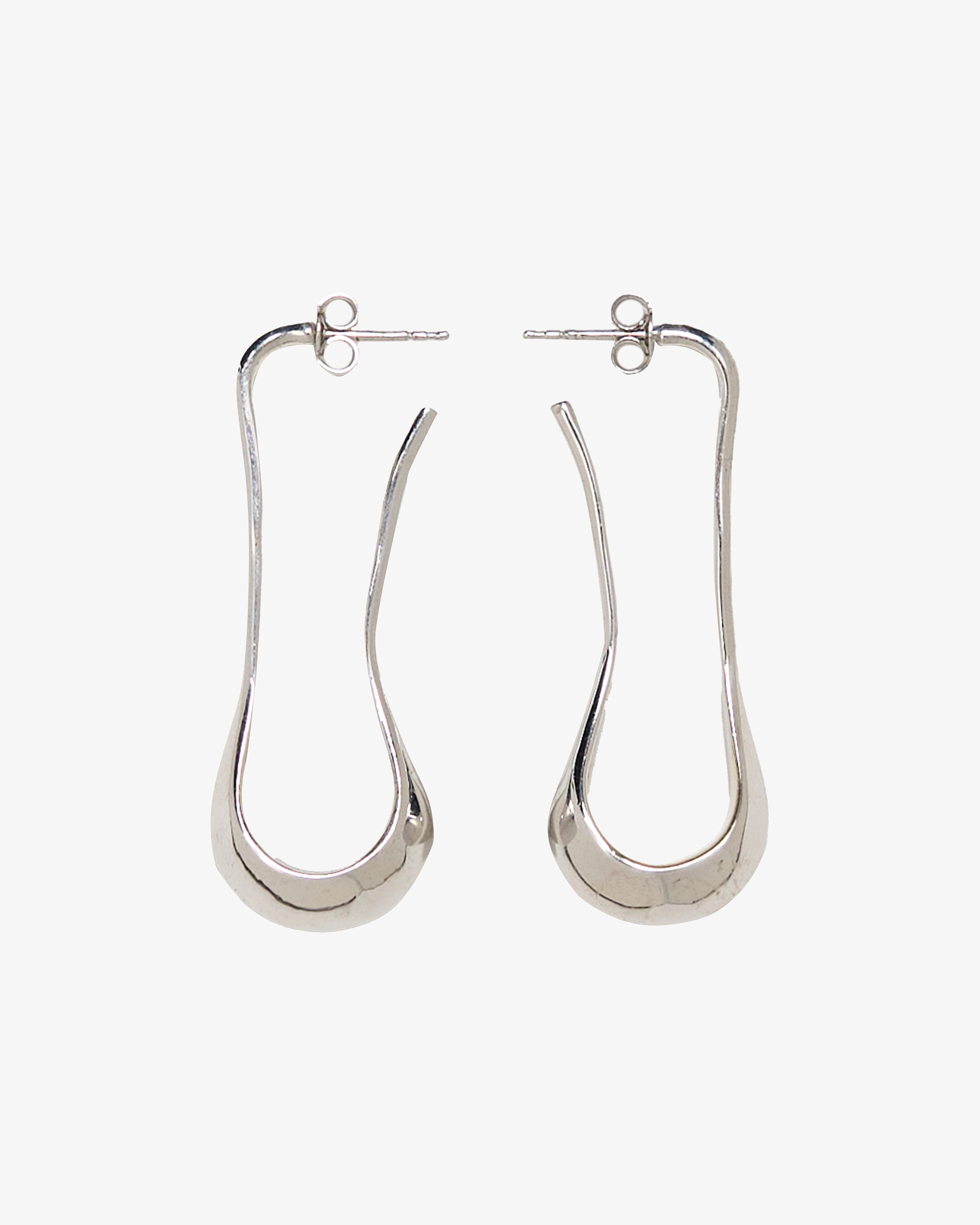 Lemaire - Women’s Short Drop Earrings - (Sliver)