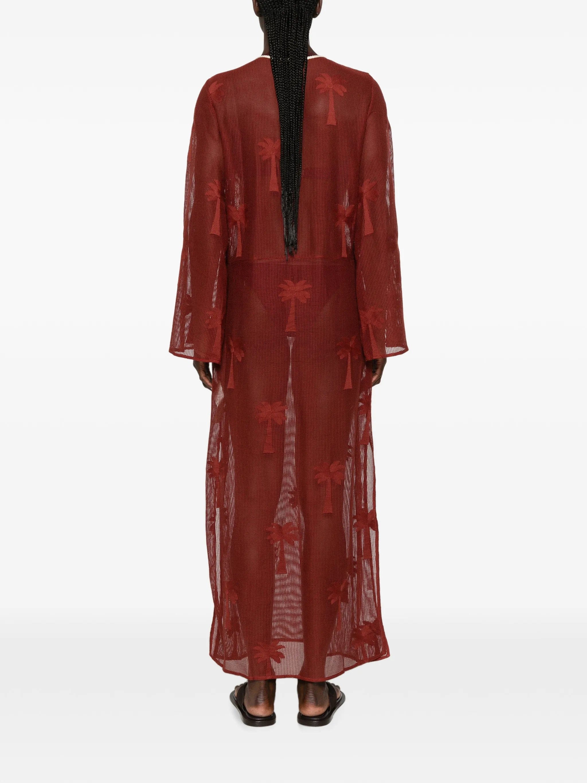 Johanna Ortiz Palm Veil tunic dress