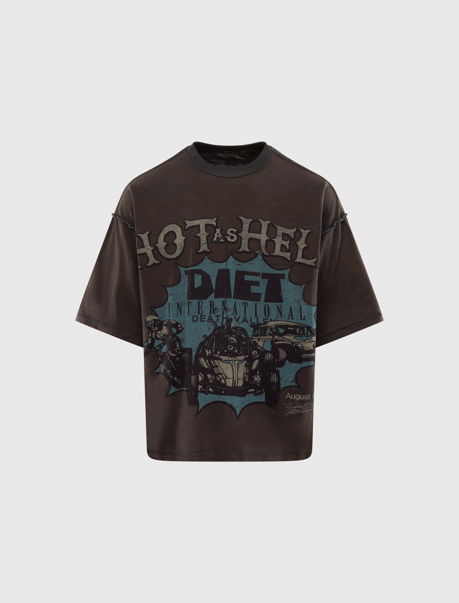 DIET Starts Monday HOT AS HELL T-Shirt