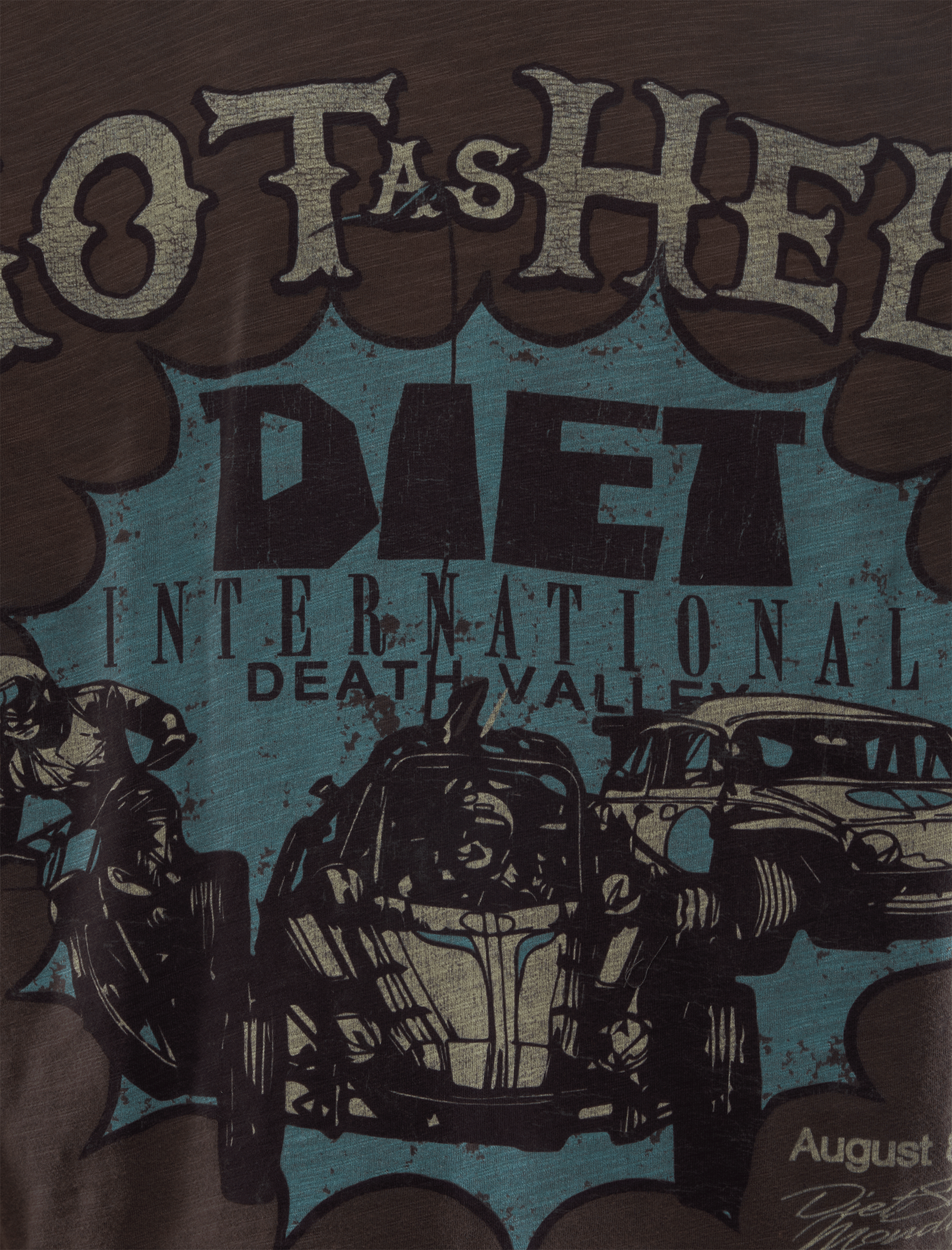 DIET Starts Monday HOT AS HELL T-Shirt